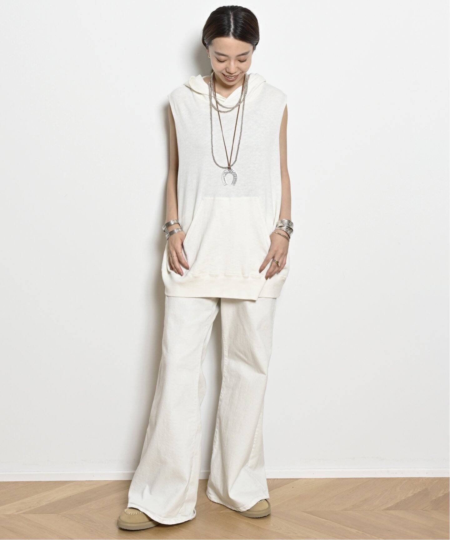 SURT/サート】MANNISH BAGGY デニム(WHITE)（デニムパンツ・ジーンズ 