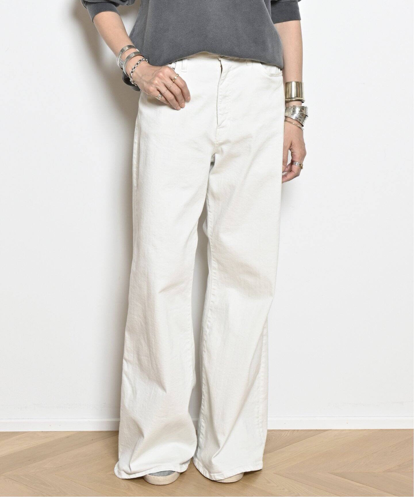 SURT/サート】MANNISH BAGGYデニムホワイト36 