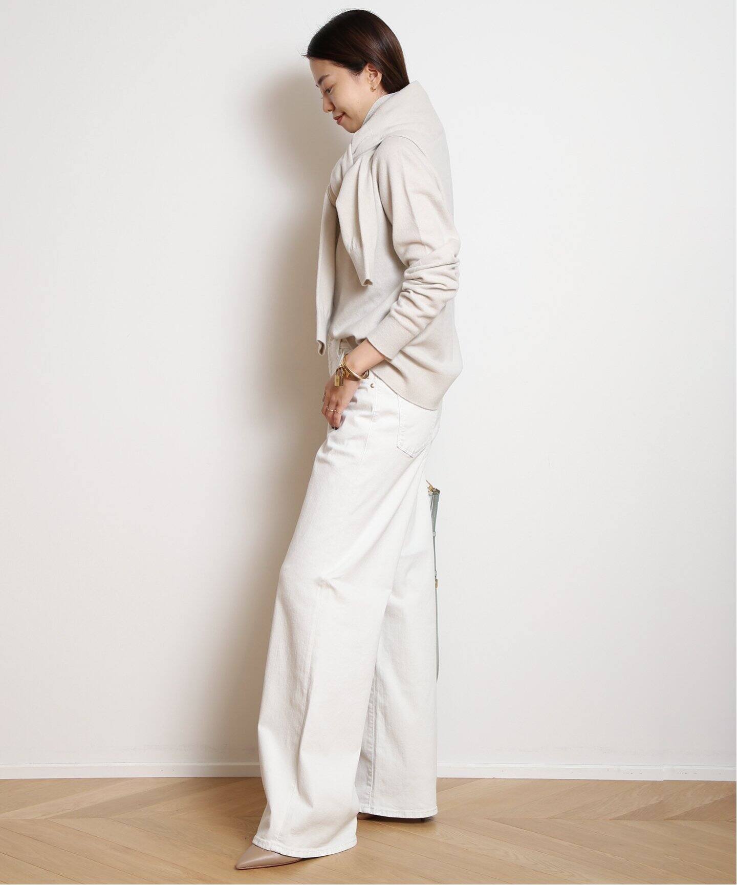 SURT/サート】MANNISH BAGGY デニム(WHITE)（デニムパンツ・ジーンズ 