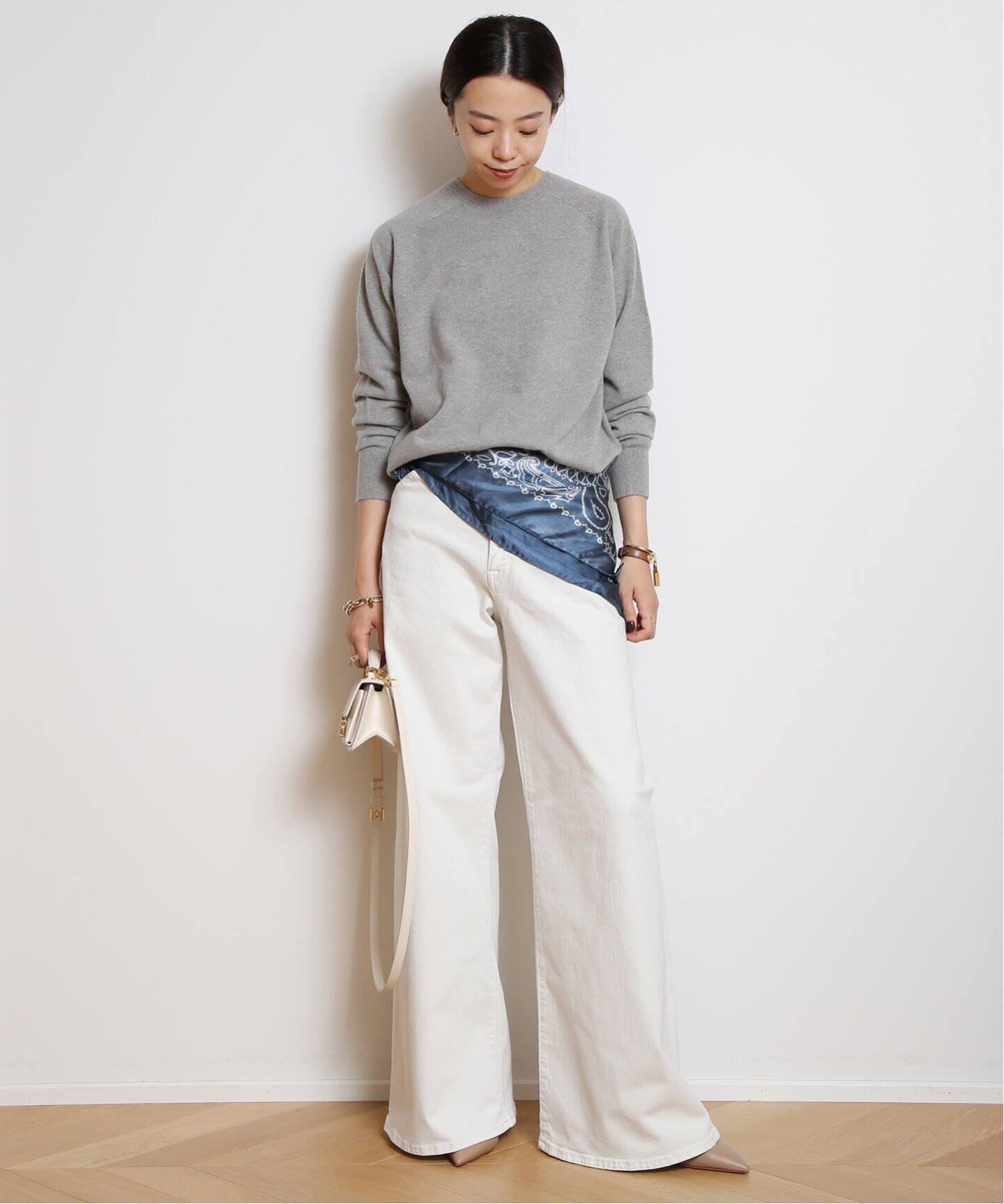 SURT/サート】MANNISH BAGGY デニム(WHITE) SURT/サート】MANNISH  