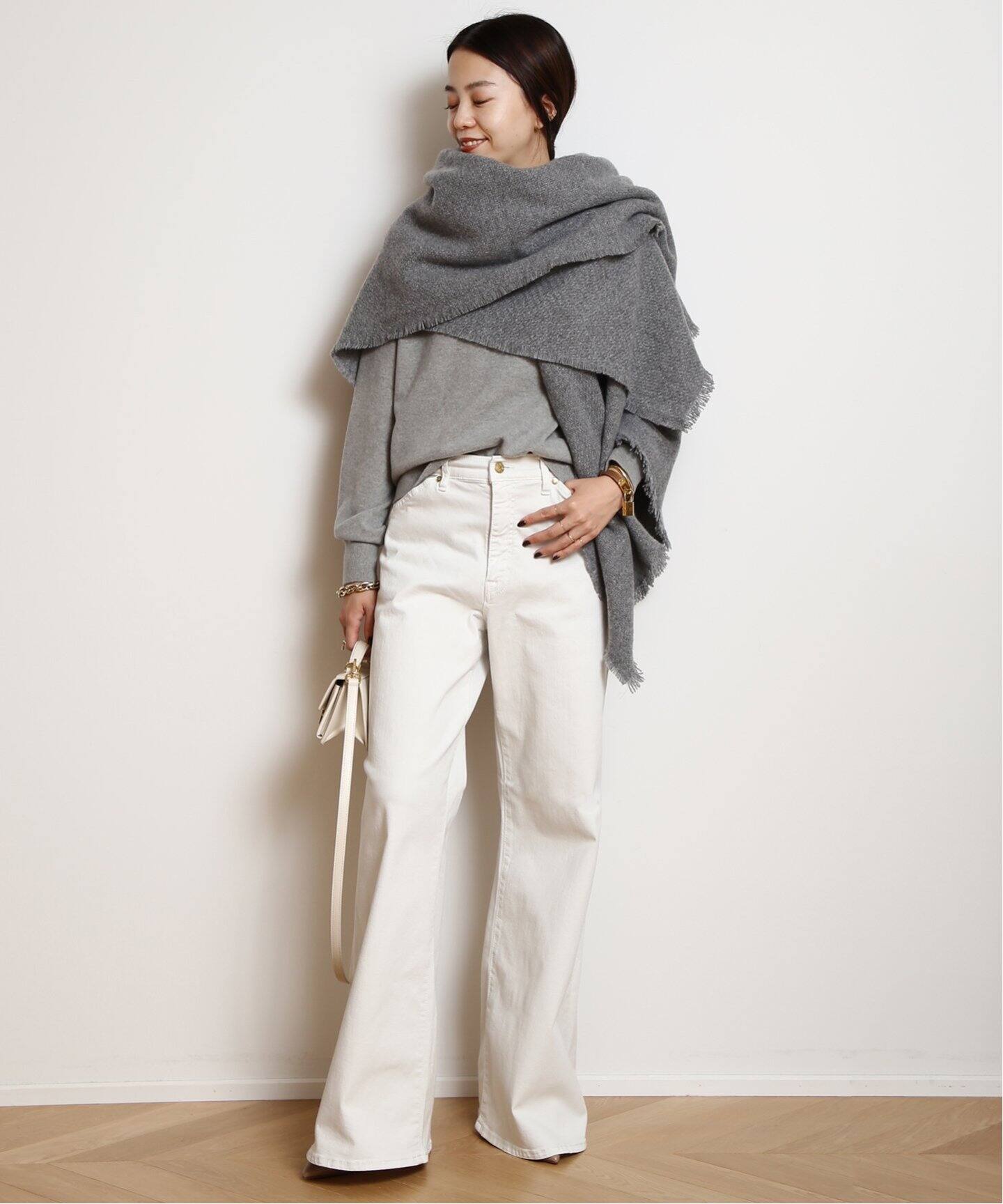 SURT/サート】MANNISH BAGGY デニム(WHITE)（デニムパンツ・ジーンズ 