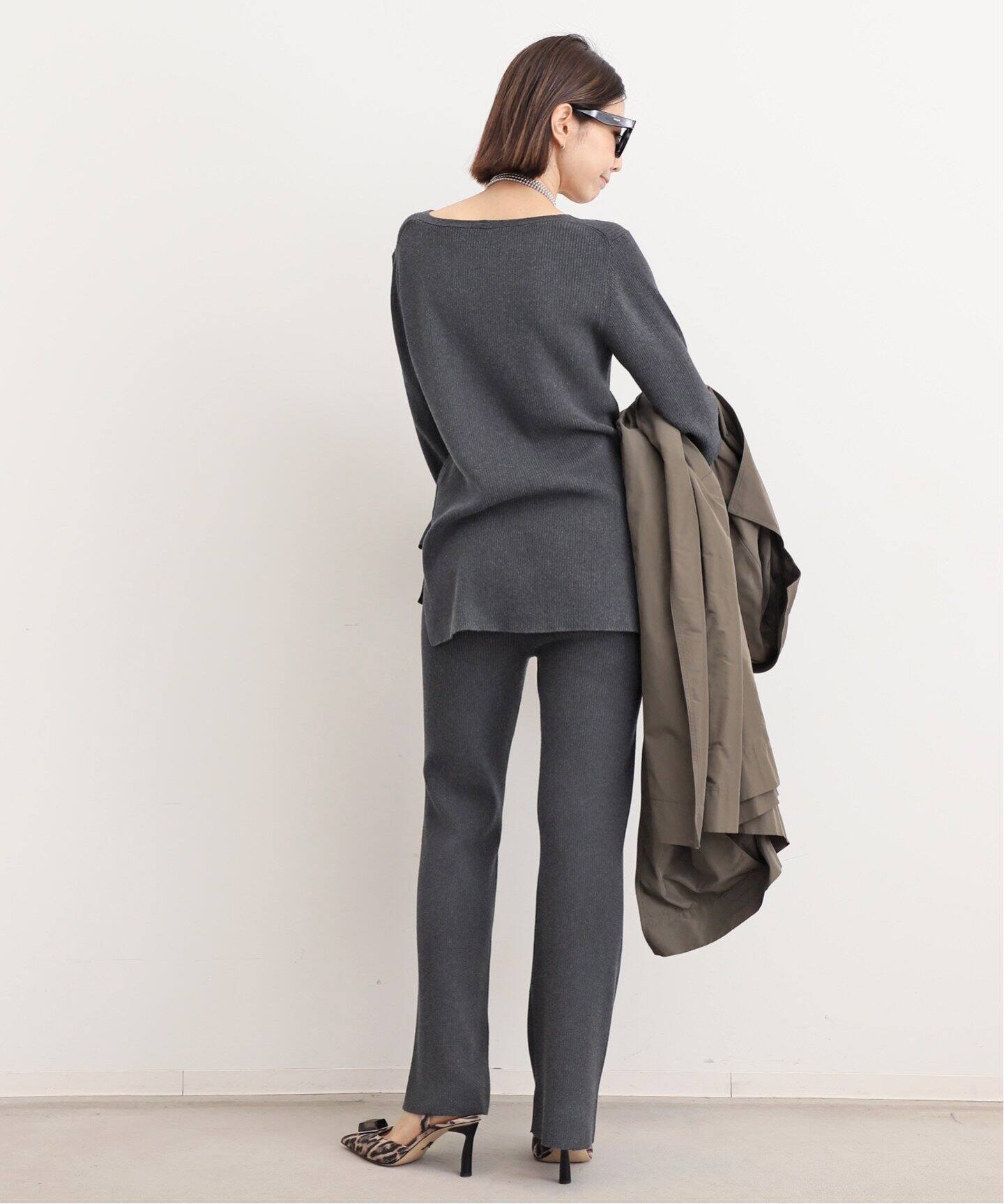 Rib Knit Pants（その他パンツ）｜L