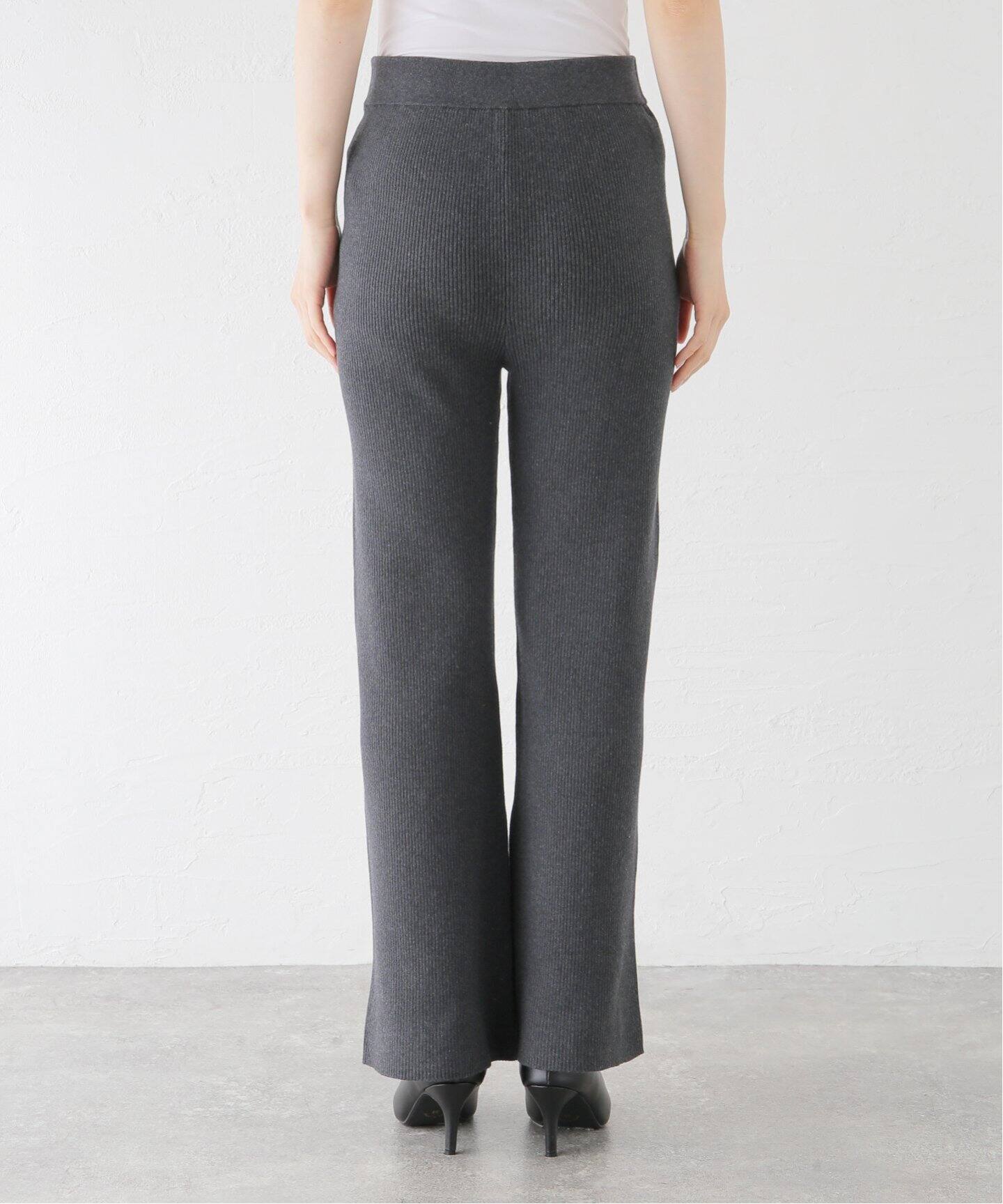 2024アパルトモン　Rib Knit Pants グレー 2024アパルトモン Rib Knit Pants グレー 2024アパルトモン Rib