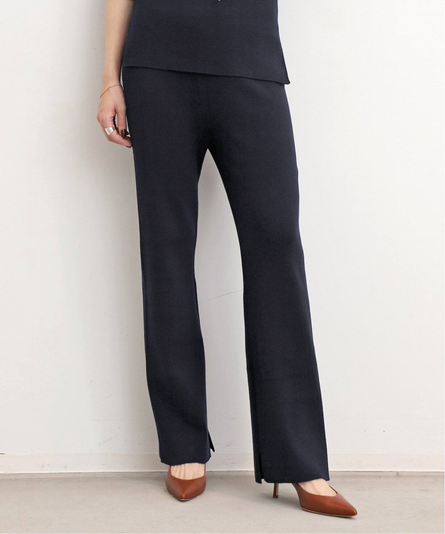 Rib Knit Pants（その他パンツ）｜L 