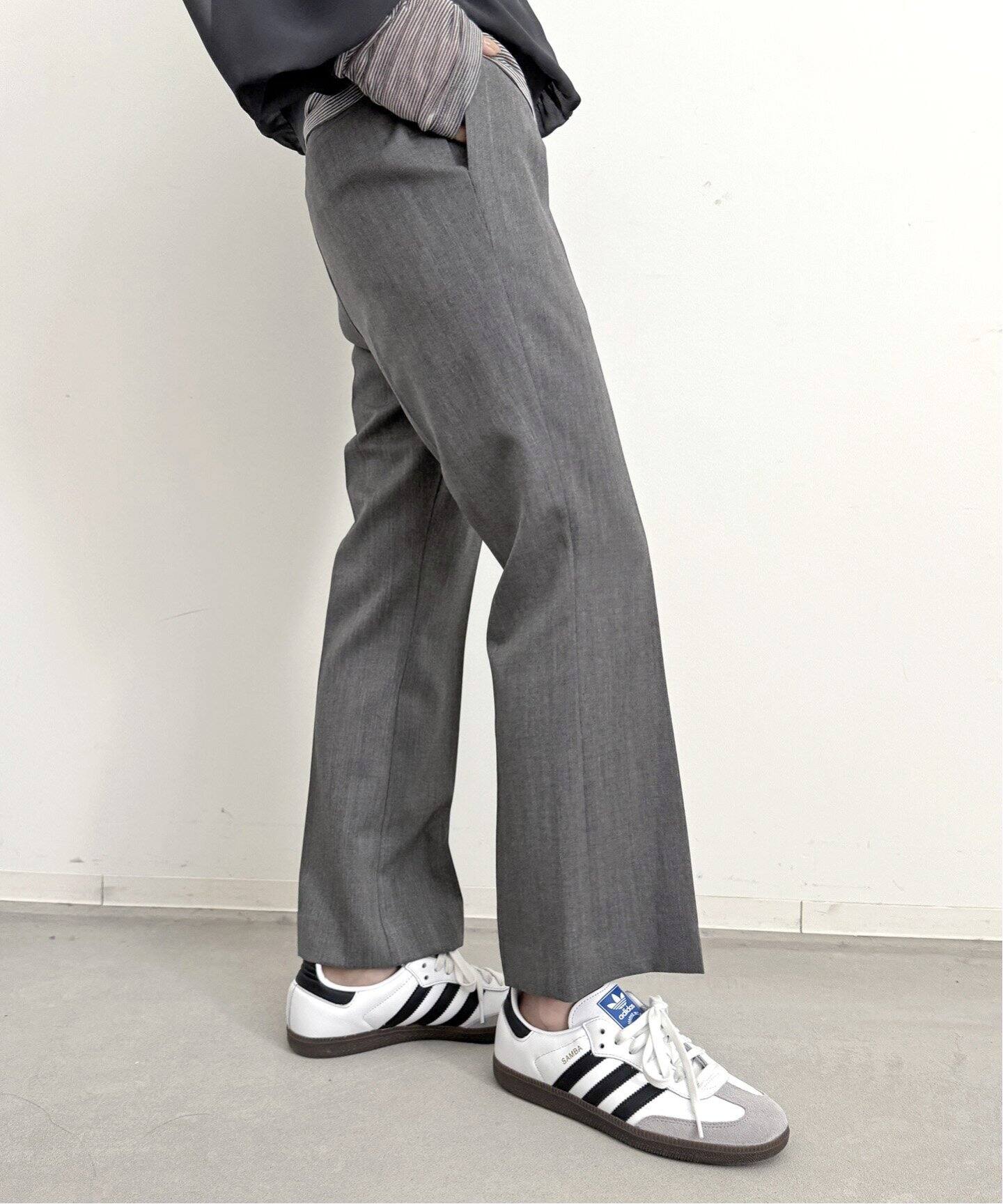 Wool Gabardine Flare Pants（スラックス）｜L 