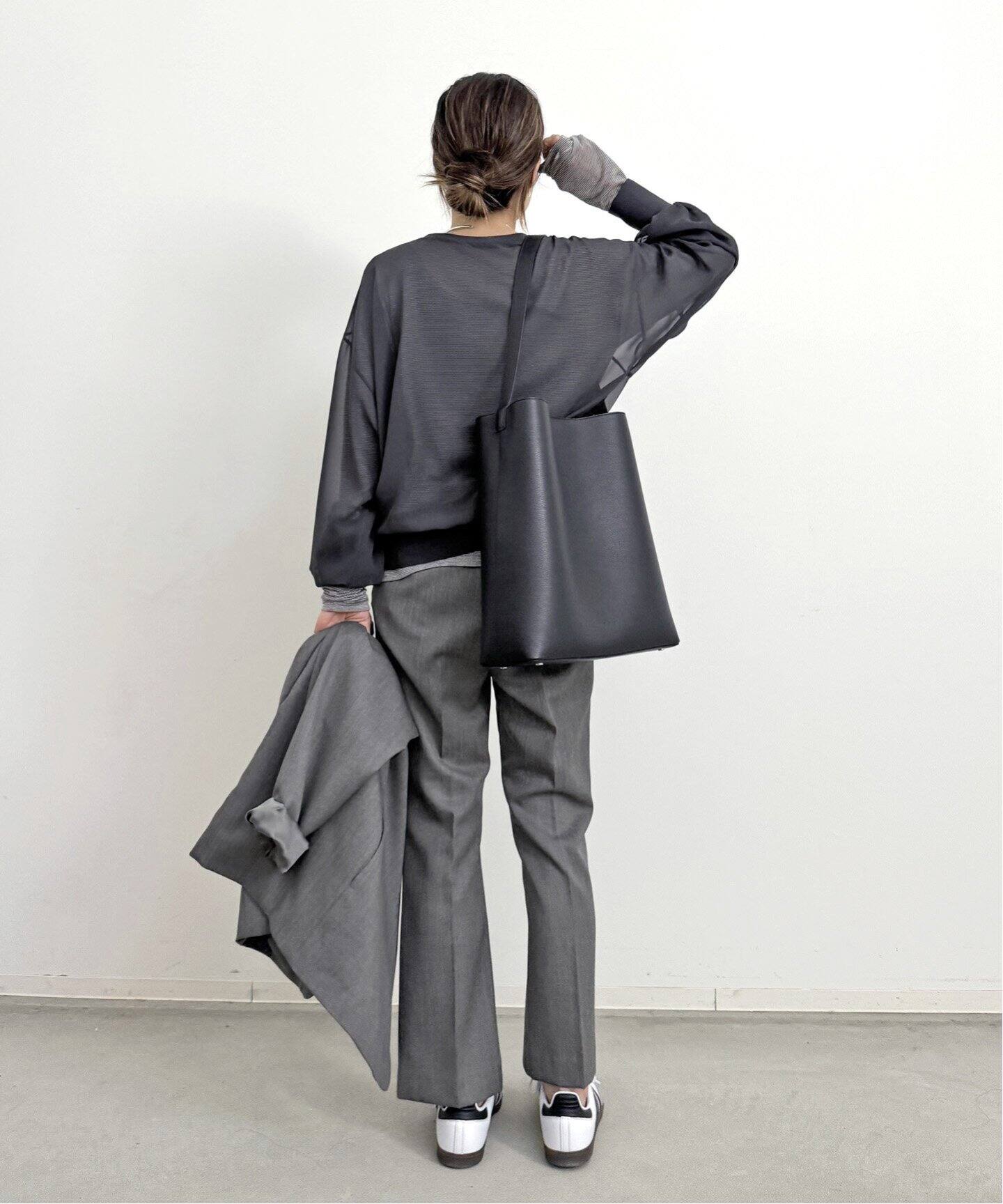 Wool Gabardine Flare Pants（スラックス）｜L
