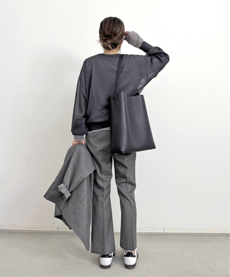 Wool Gabardine Flare Pants（スラックス）｜L