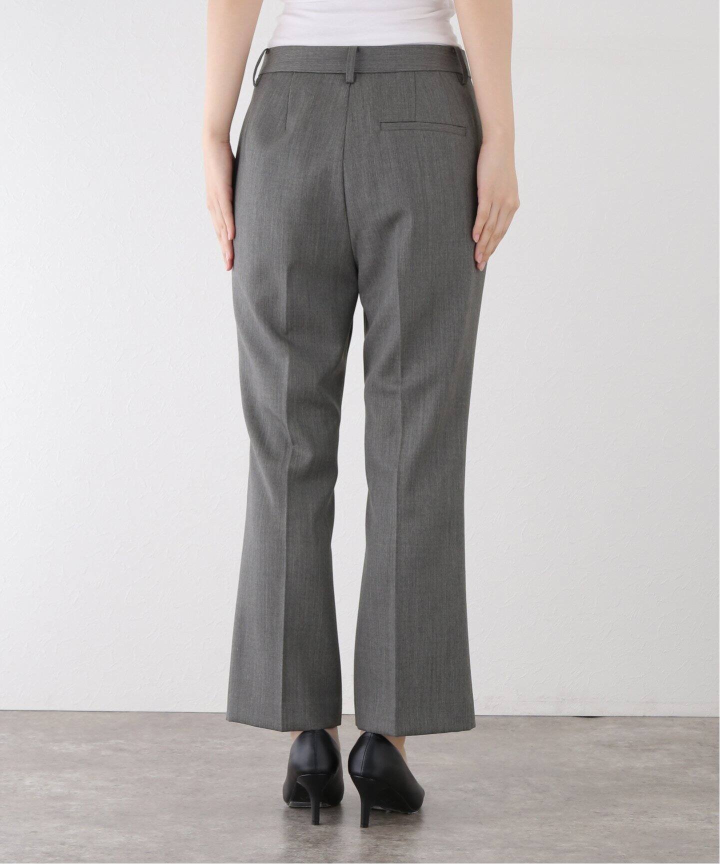 Wool Gabardine Flare Pants（スラックス）｜L