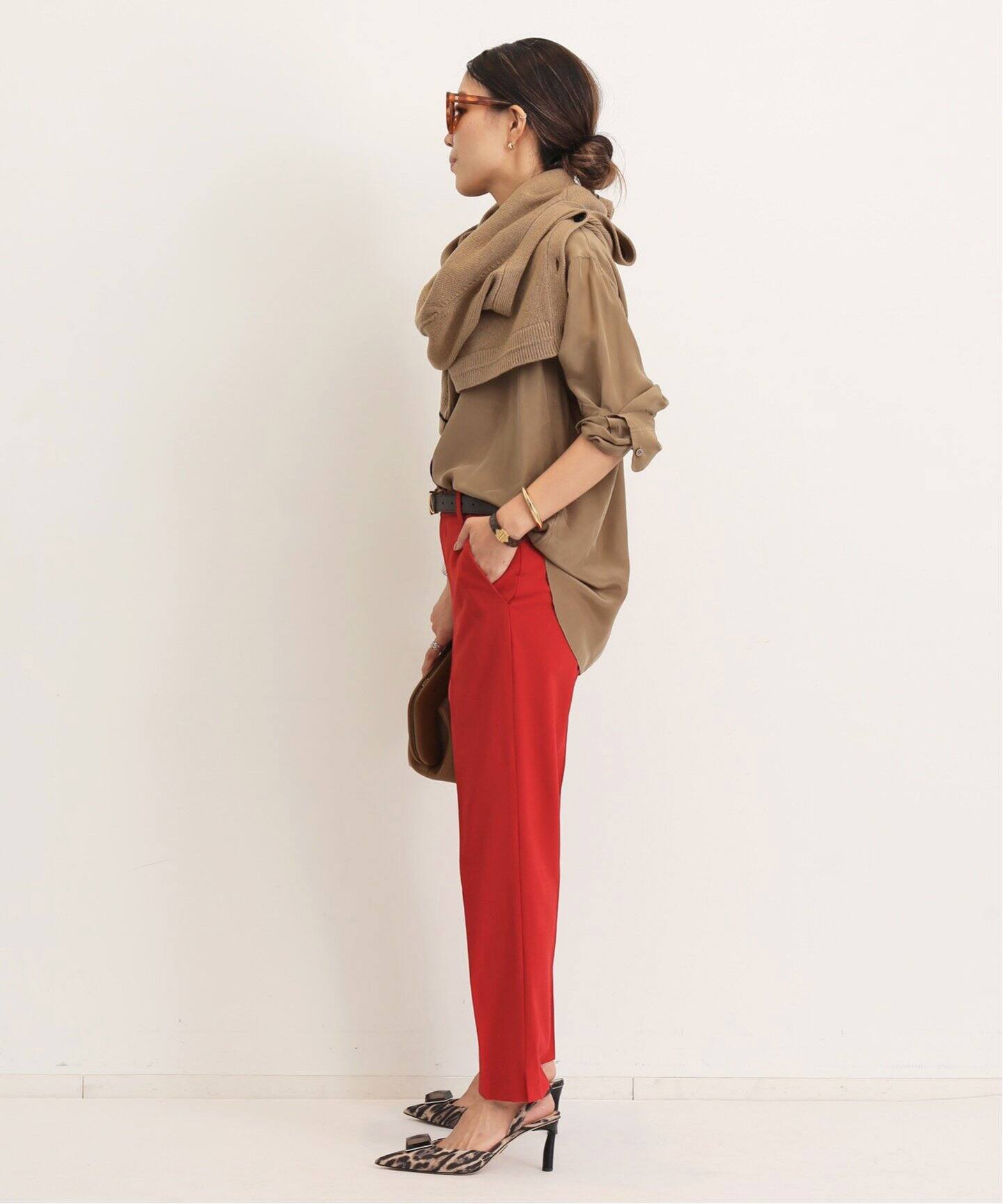 Cigarette Pants（スラックス）｜L