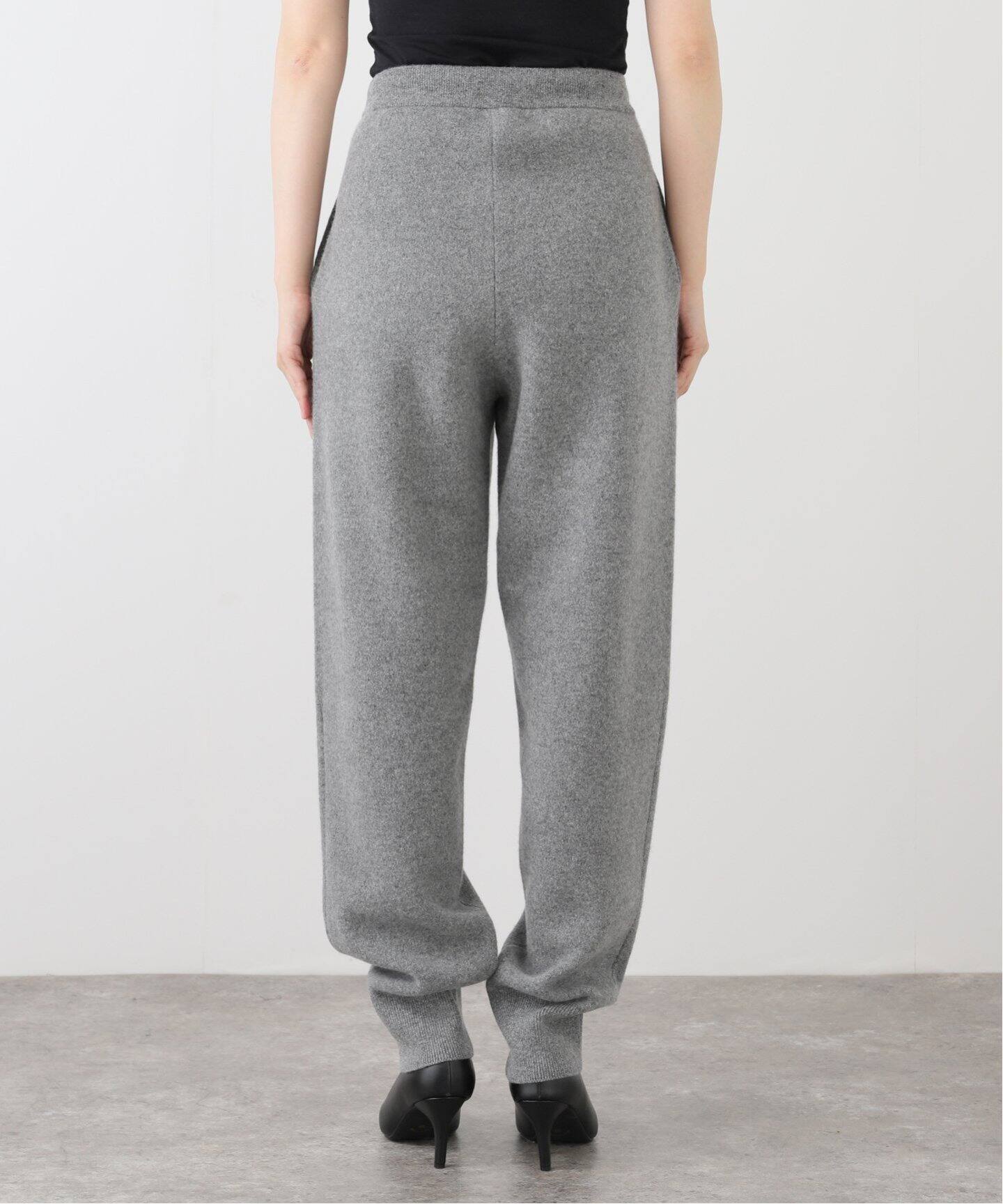 GRAY KNIT JOGGER PANTS（その他パンツ）｜L 