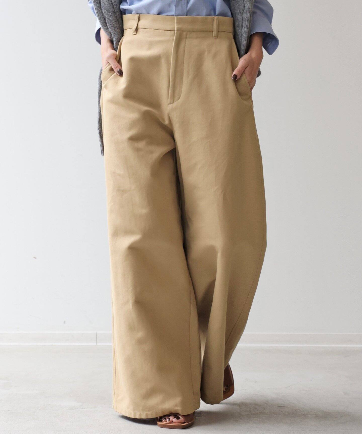 DOUBLE CLOTH PANTS（その他パンツ）｜L