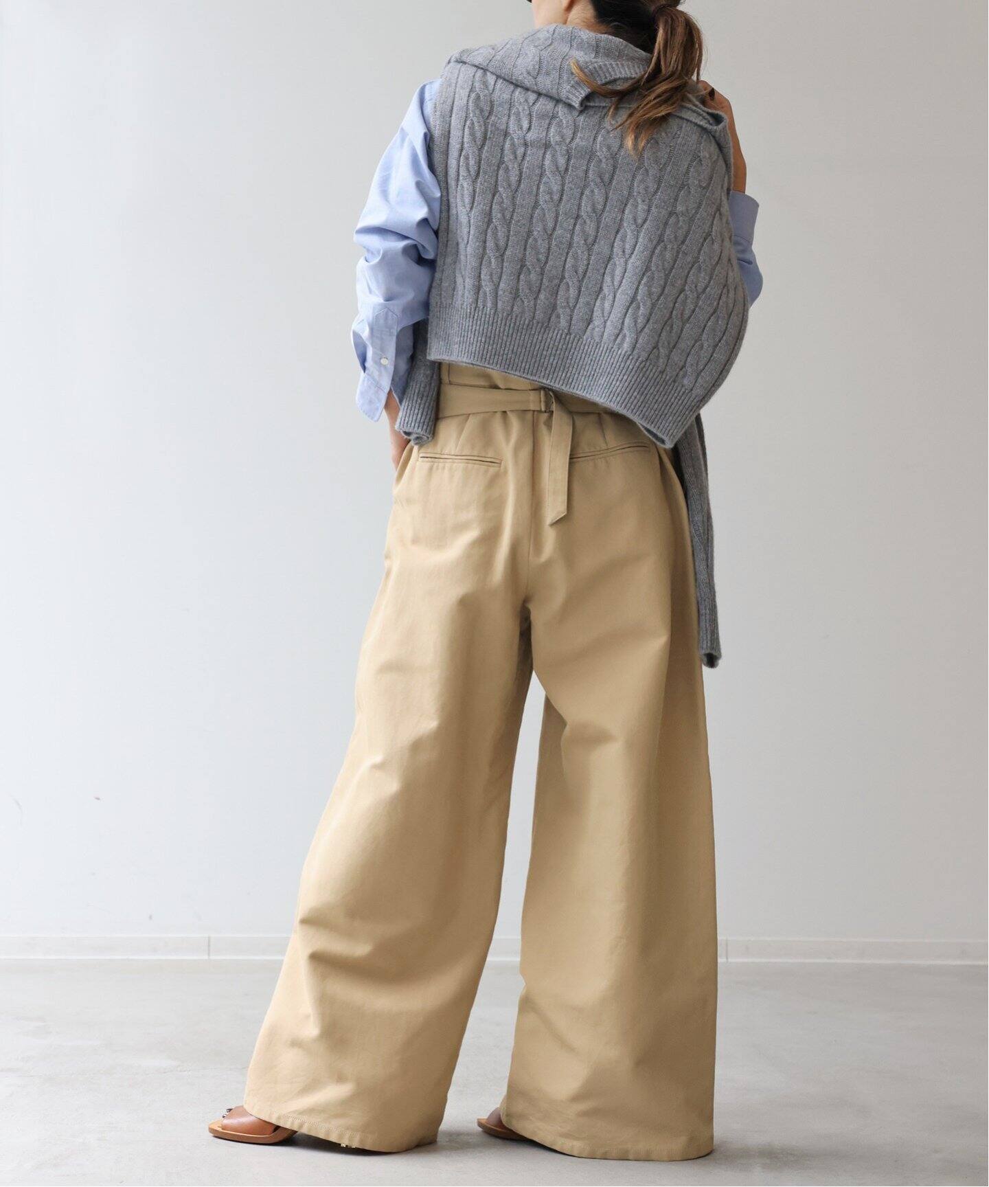DOUBLE CLOTH PANTS（その他パンツ）｜L