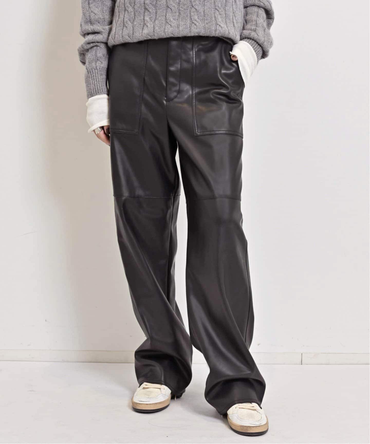 ARTIFICAL LEATHER PANTS（その他パンツ）｜L'Appartement