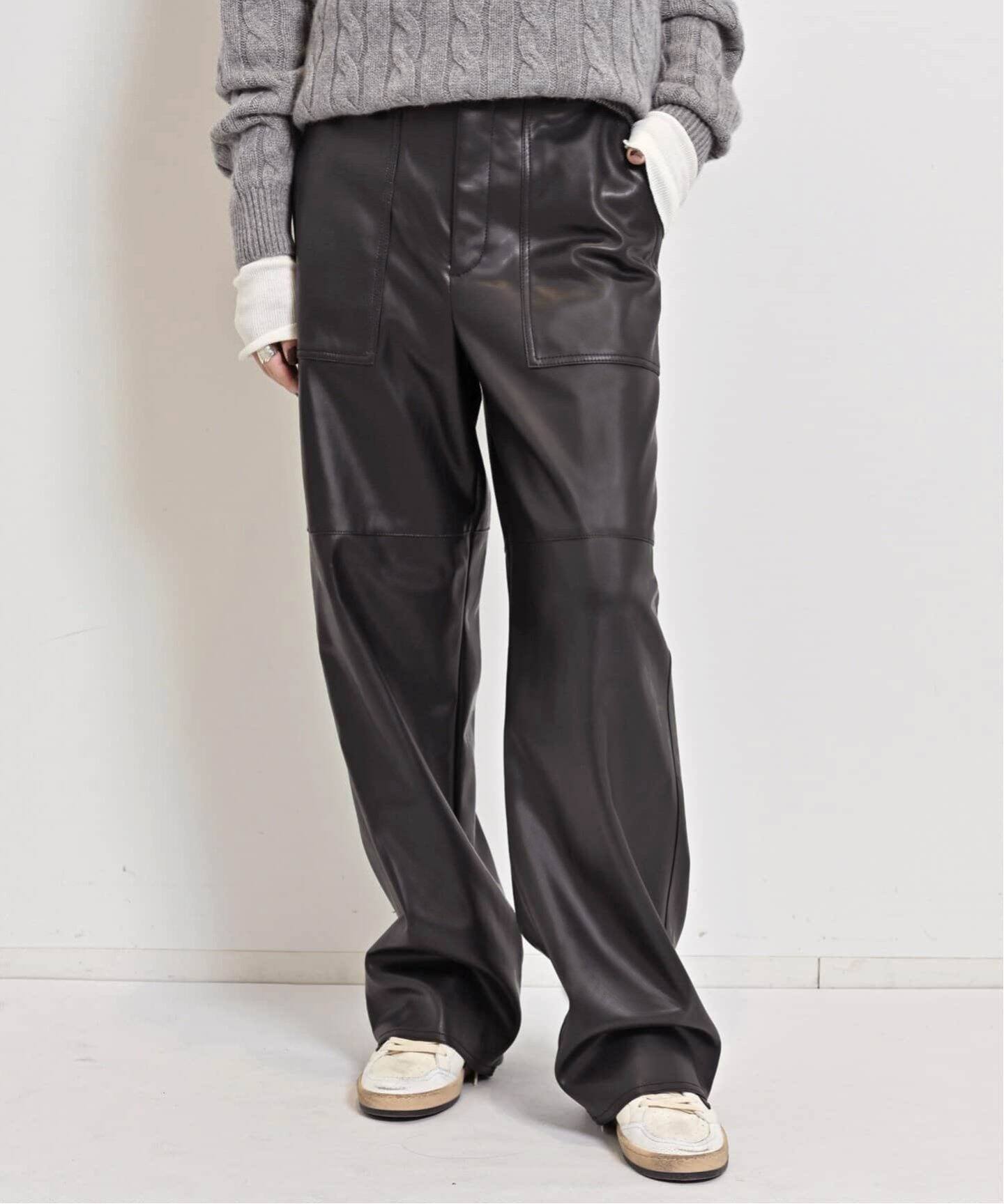ARTIFICAL LEATHER PANTS（その他パンツ）｜L