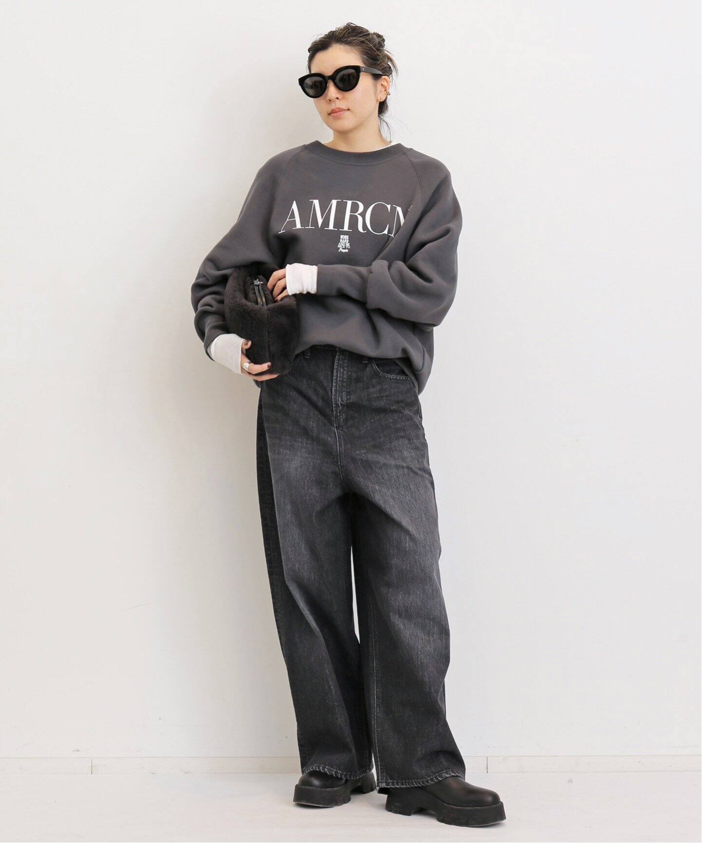 WIDE LEG DENIM PANTS（デニムパンツ・ジーンズ）｜L 