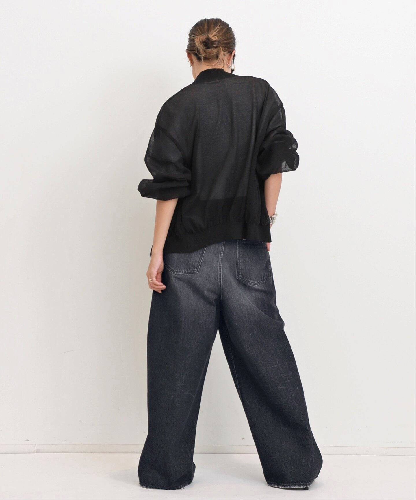 WIDE LEG DENIM PANTS（デニムパンツ・ジーンズ）｜L