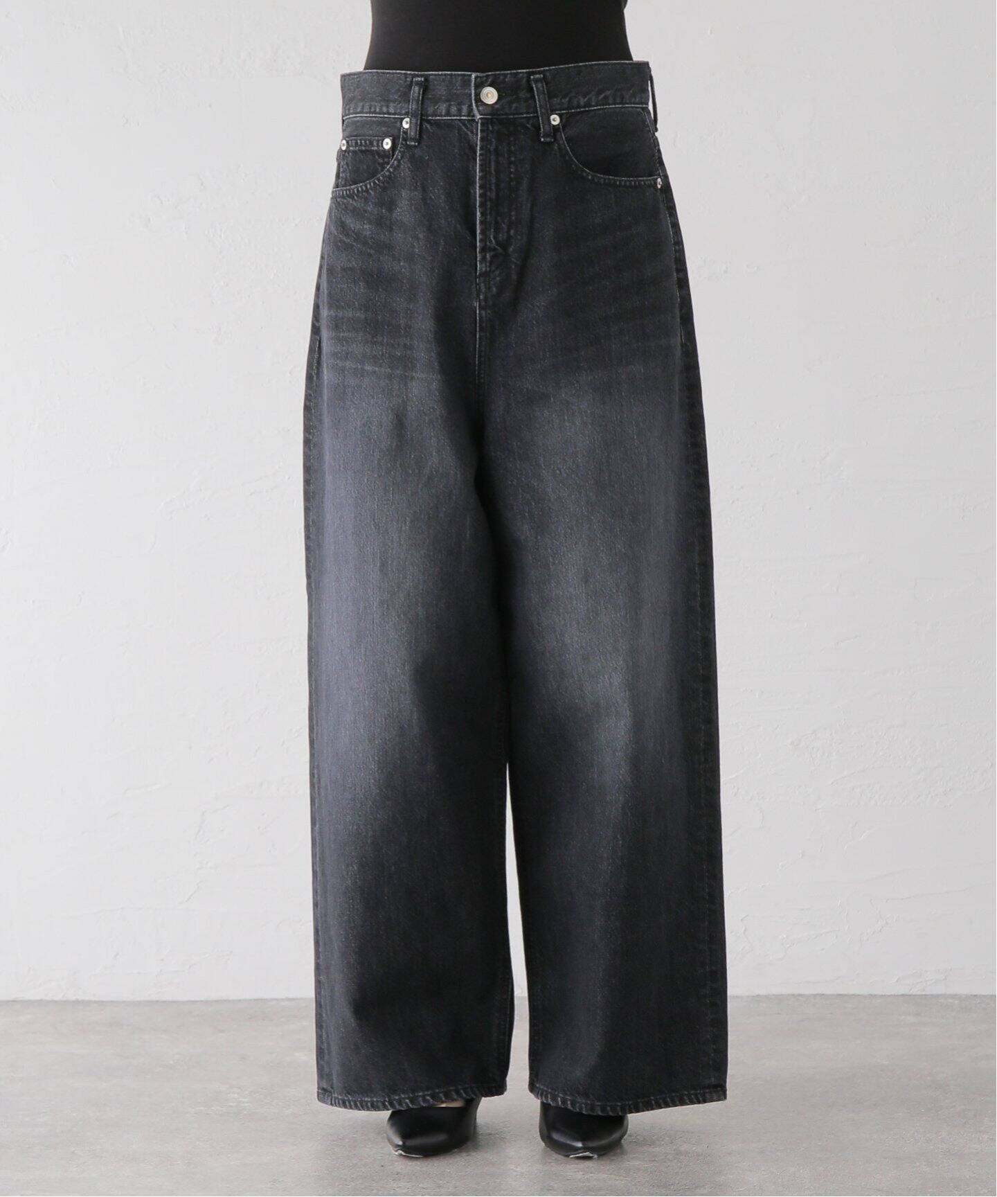 WIDE LEG DENIM PANTS（デニムパンツ・ジーンズ）｜L 