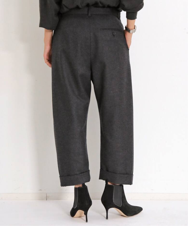 FLANNEL CURVY PANTS（その他パンツ）｜L