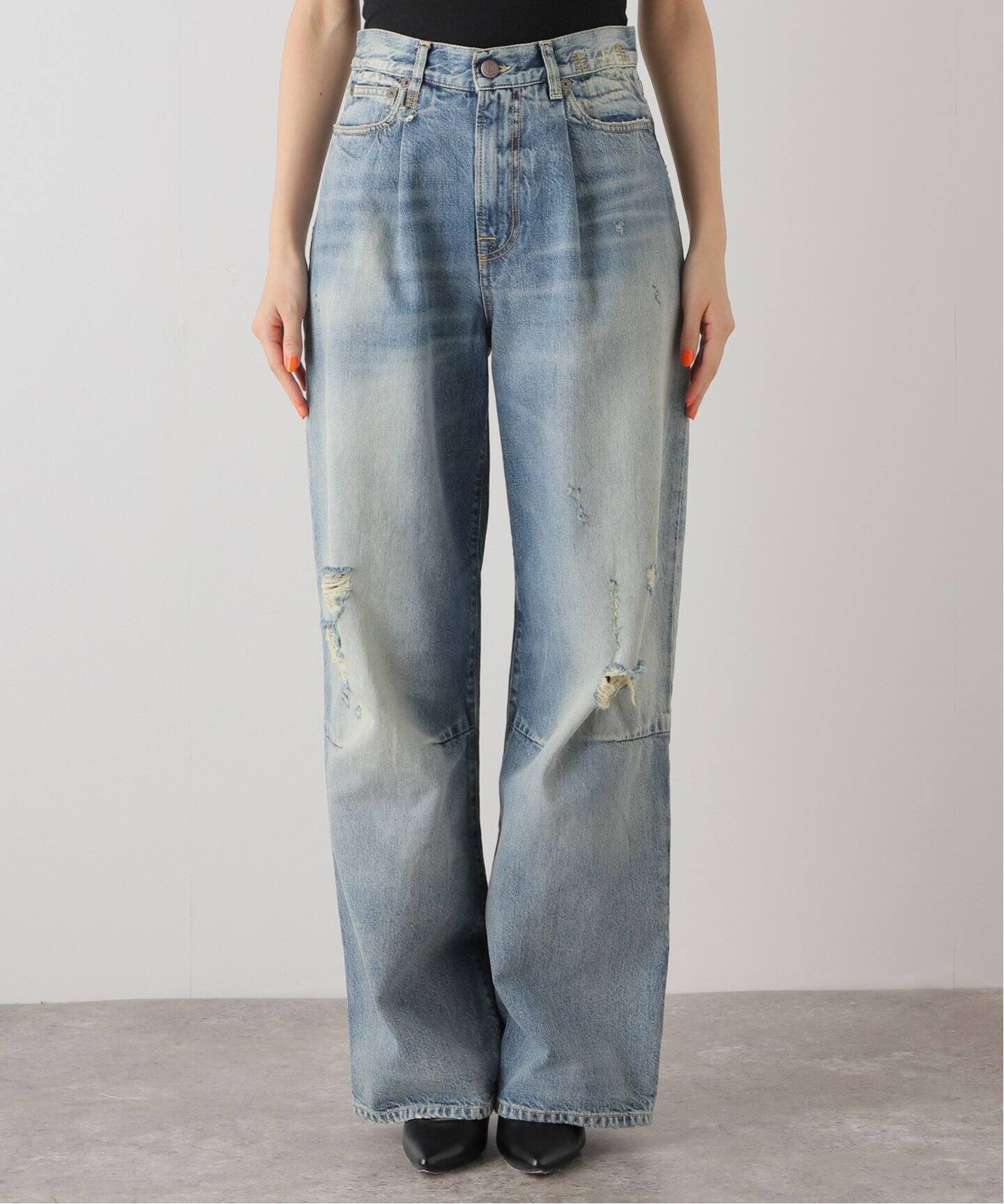 R13/アールサーティーン】 WAYNE ARTICULATED KNEE JEAN（デニムパンツ 