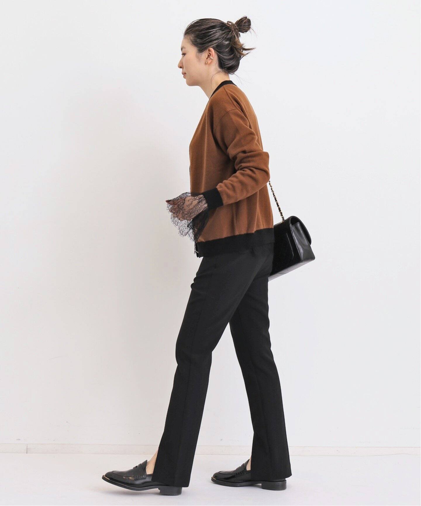 Col Pierrot/コルピエロ】 Strech Slit Pants（スラックス）｜L  