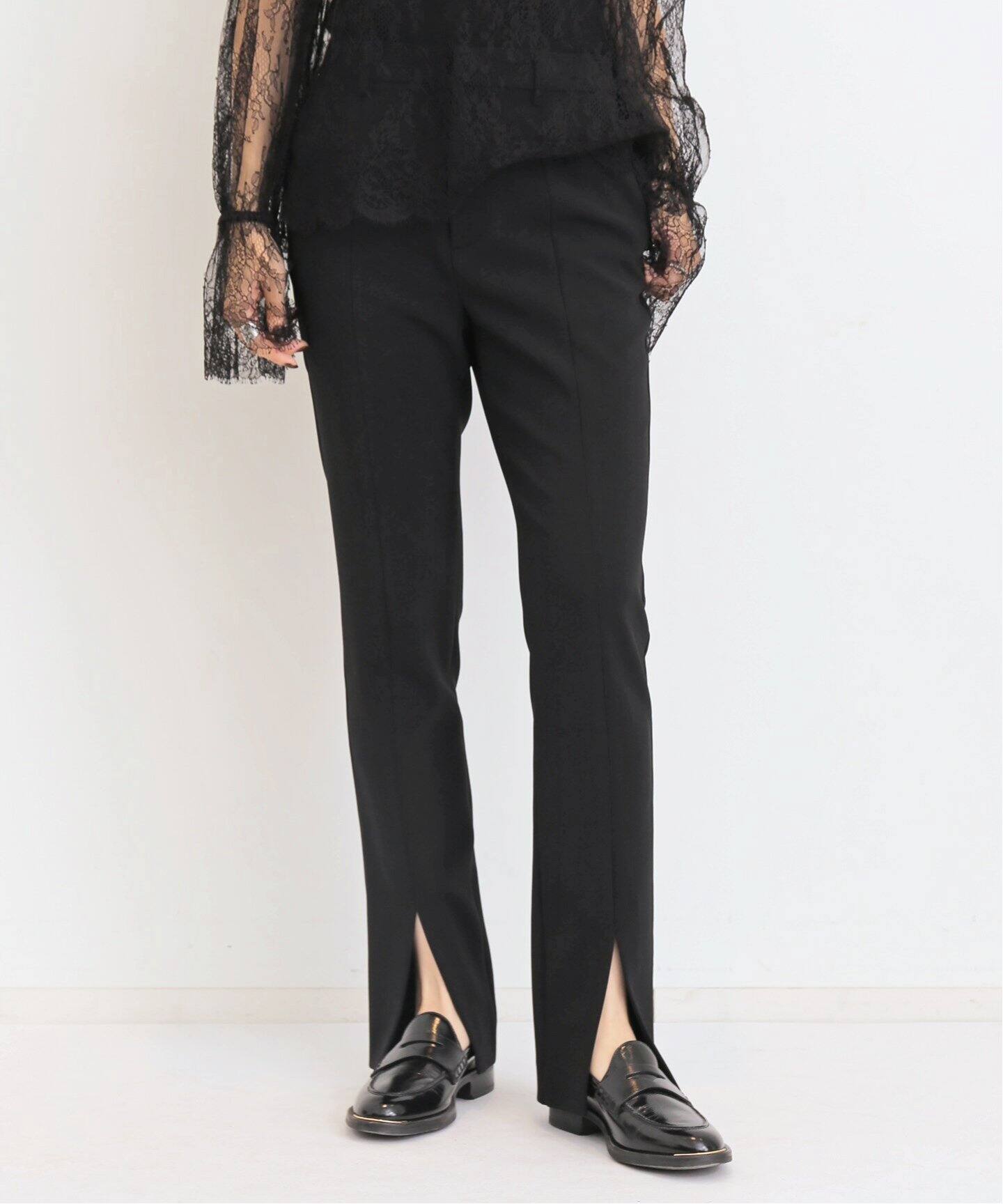 Col Pierrot/コルピエロ】 Strech Slit Pants（スラックス）｜L  