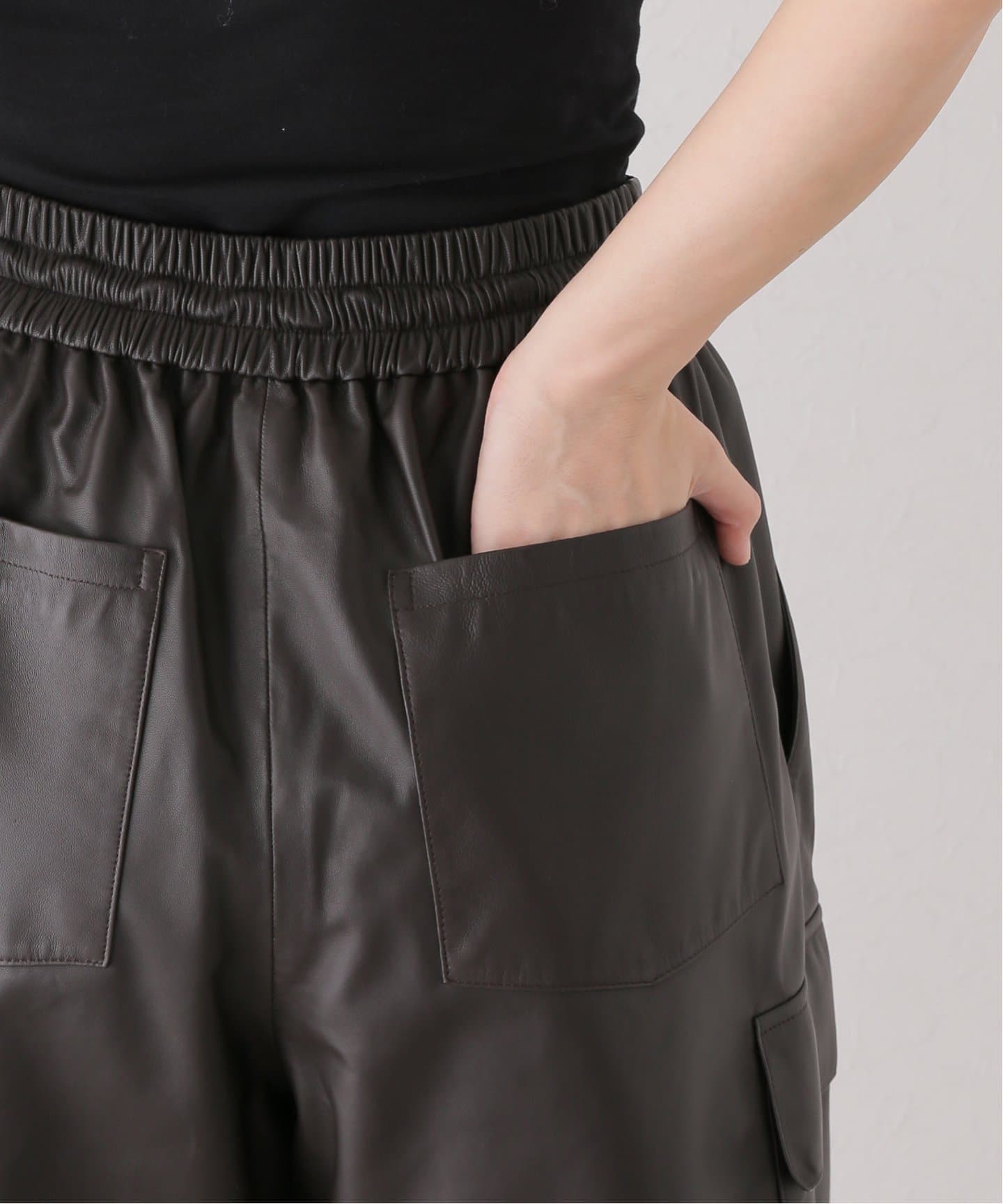YVES SALOMON/イヴ サロモン】 PANTALON HALF PANTS（ショート