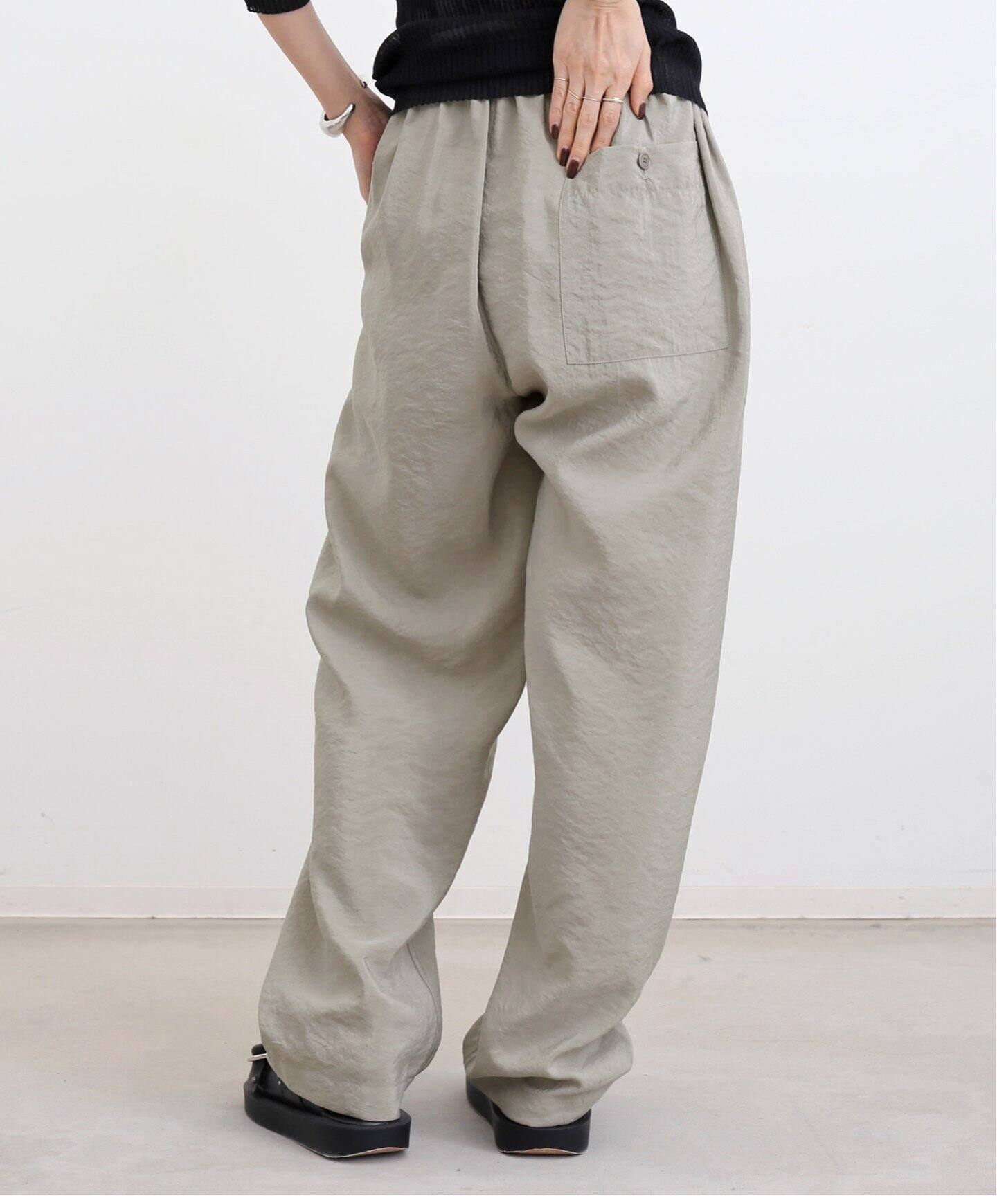 ルメールシルクワイドパンツイージーパンツLEMAIRE 