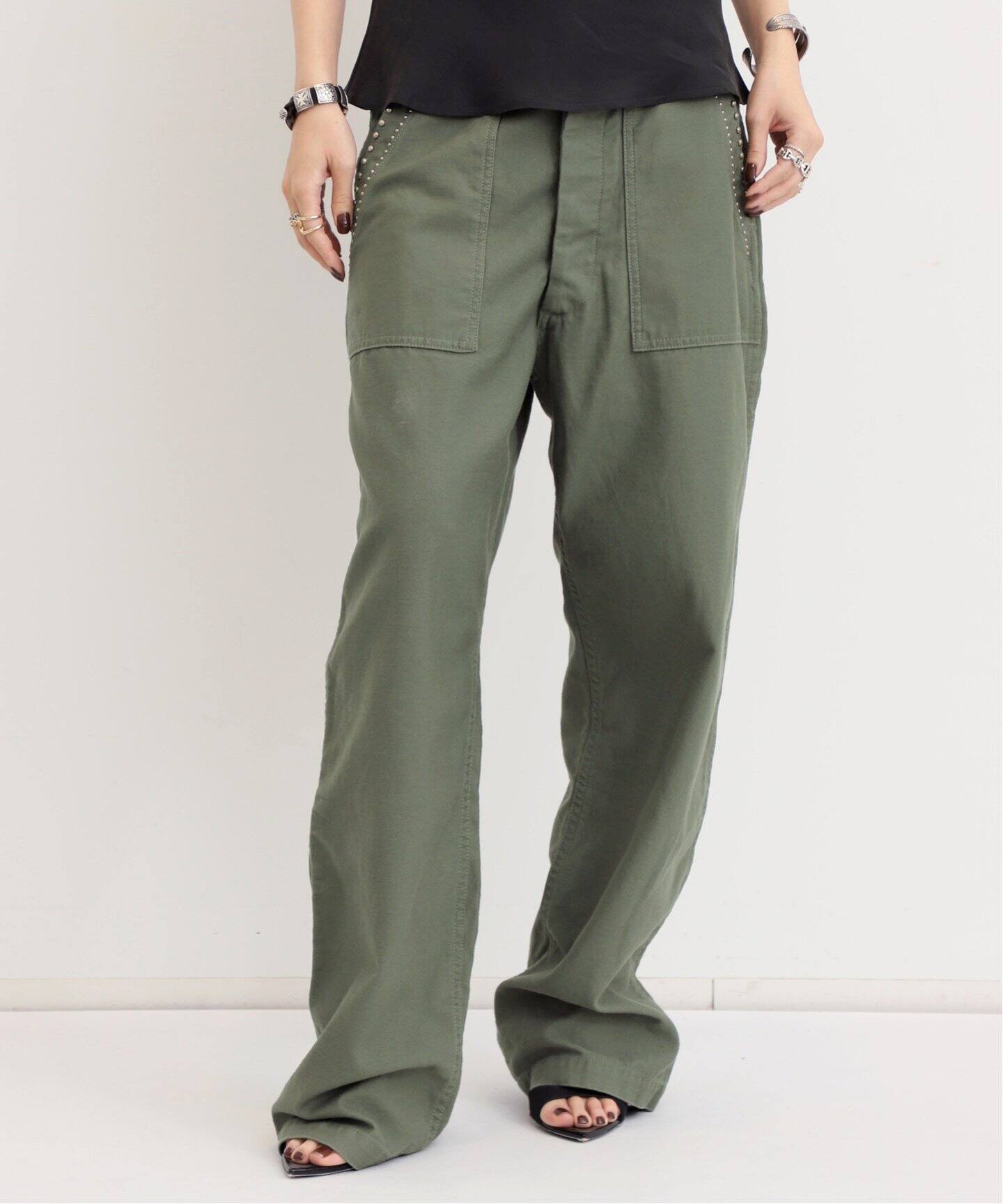 HTC/エイチティーシー】 POCKET STUDS DESIGN BAKER PANTS（その他 