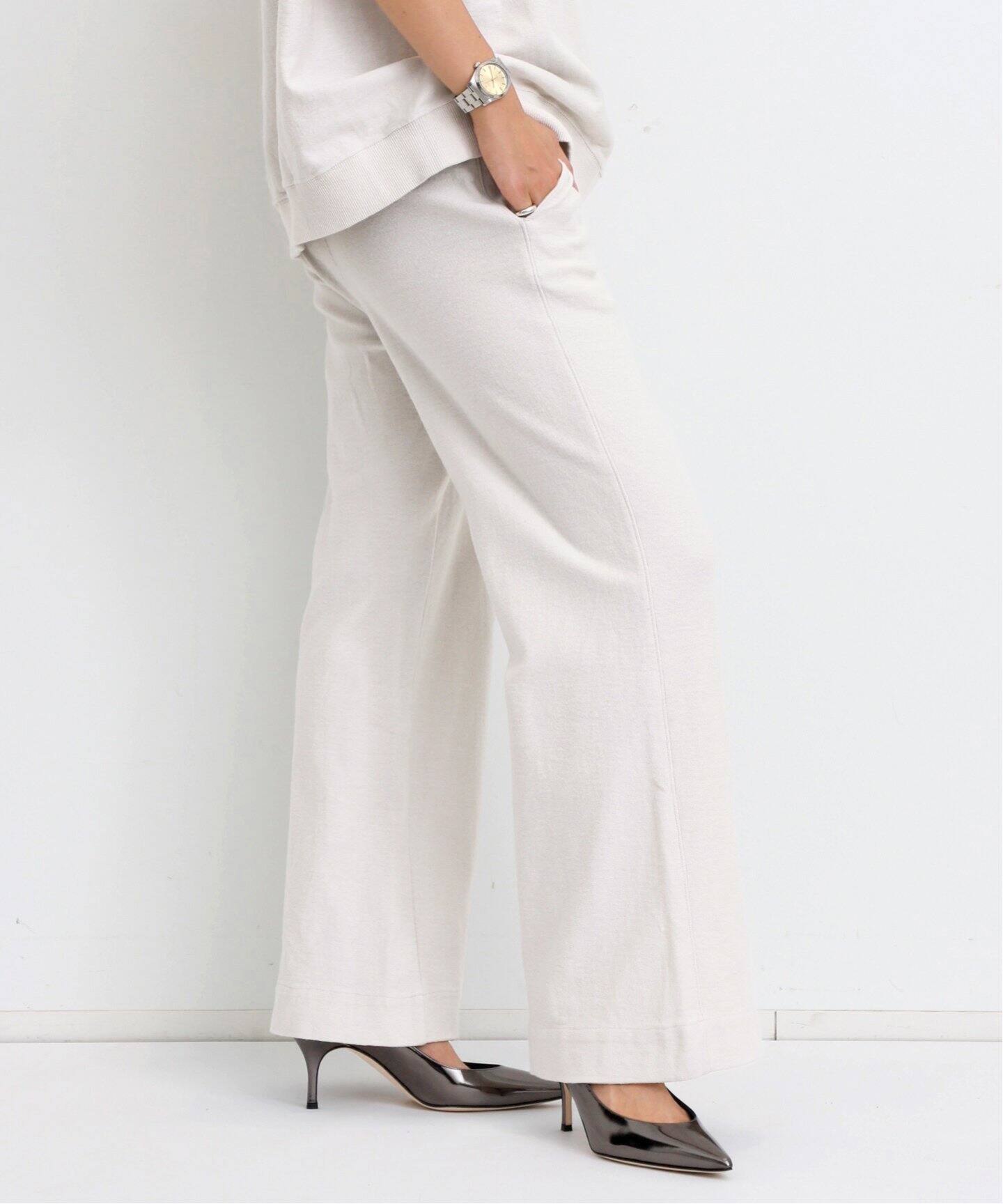 ぴょん 　L'Appartement GREYCHORDグレーコード GREYCHORD/グレーコード】 SWEAT PANTS（スウェットパンツ）｜L