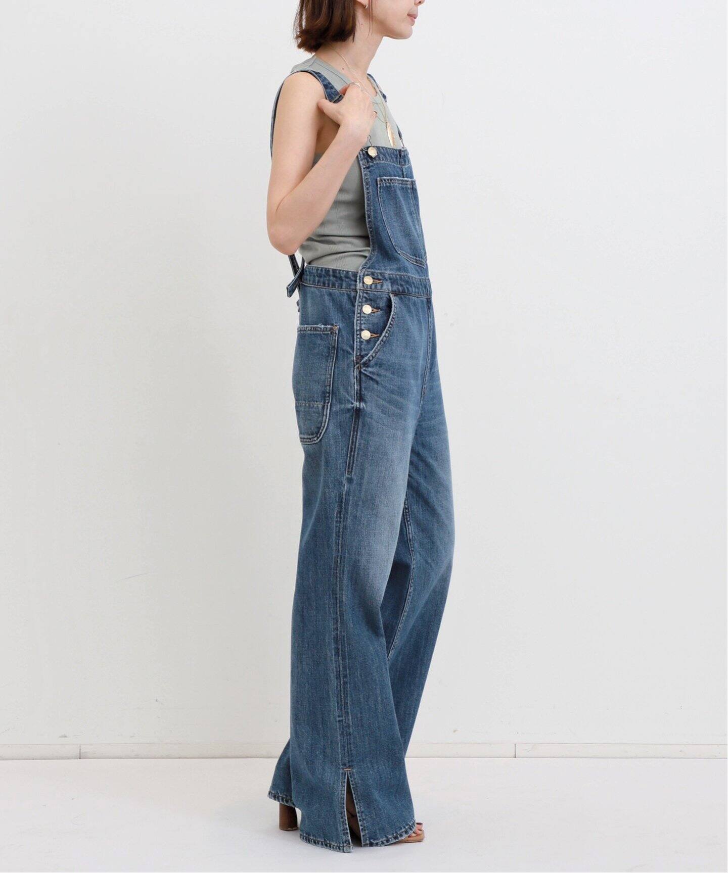 RED CARD/レッド カード】 デニムオーバーオール（サロペット  