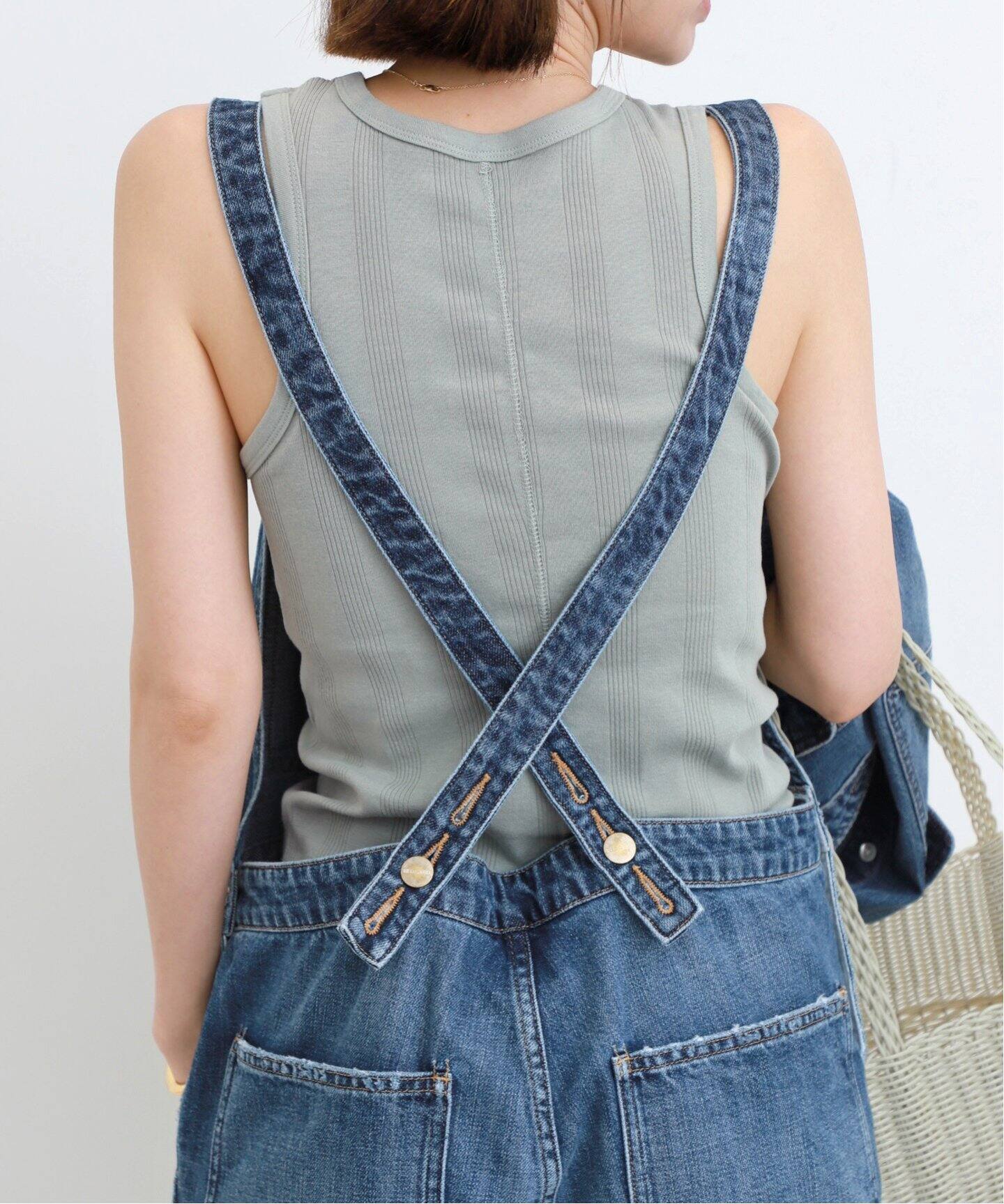 RED CARD/レッド カード】 デニムオーバーオール（サロペット  