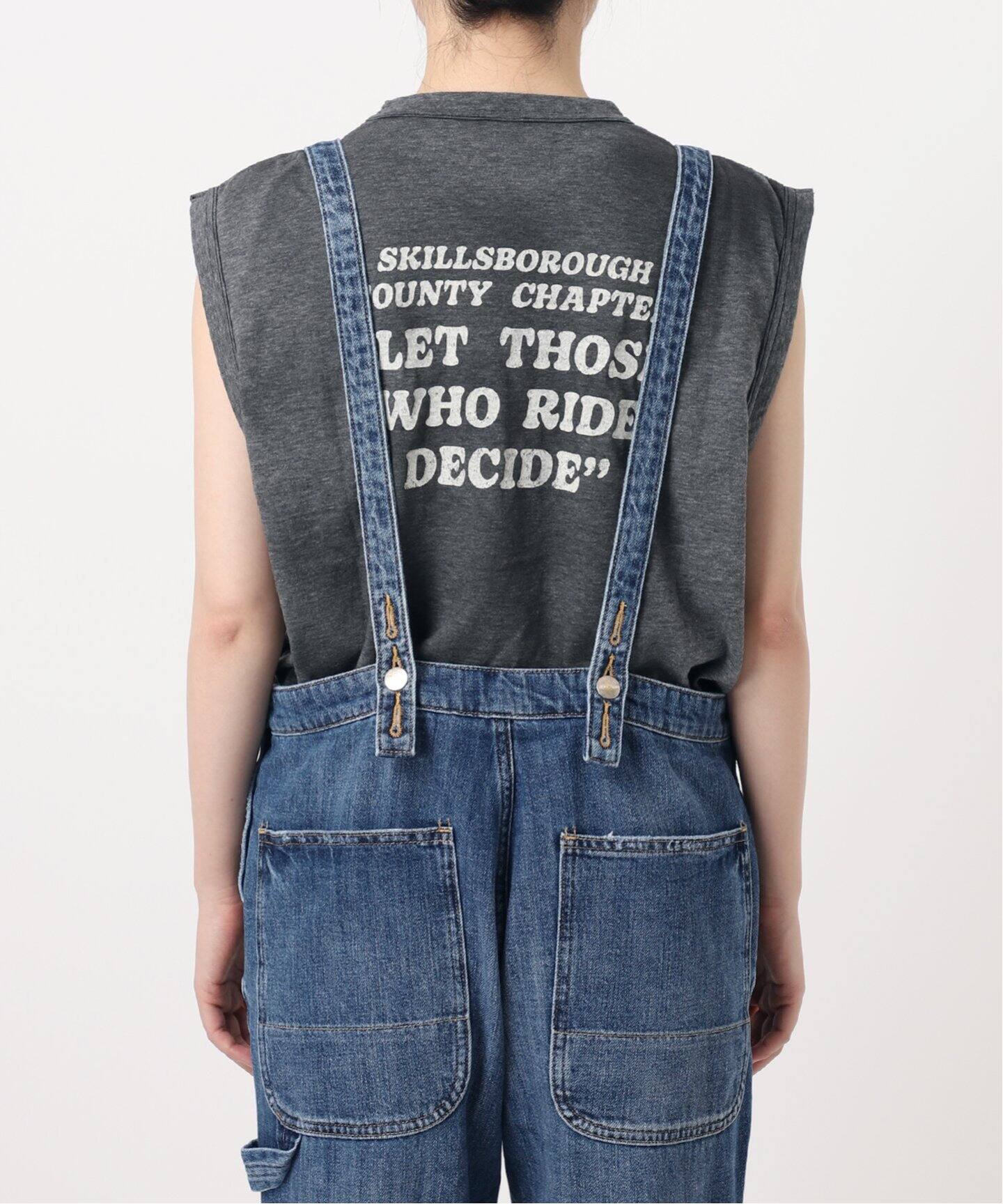 RED CARD/レッド カード】 デニムオーバーオール（サロペット  