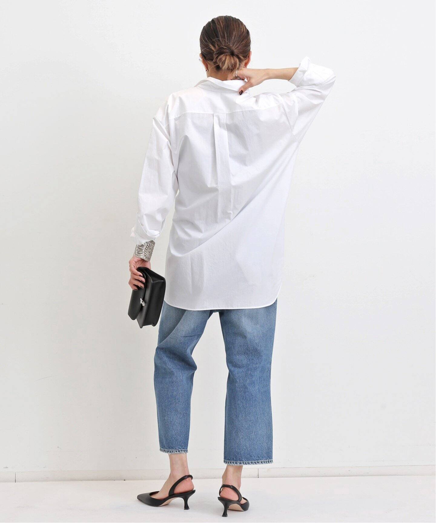 MADISON BLUE/マディソン ブルー】 CRASHED SAROUEL PT DENIM（デニム 