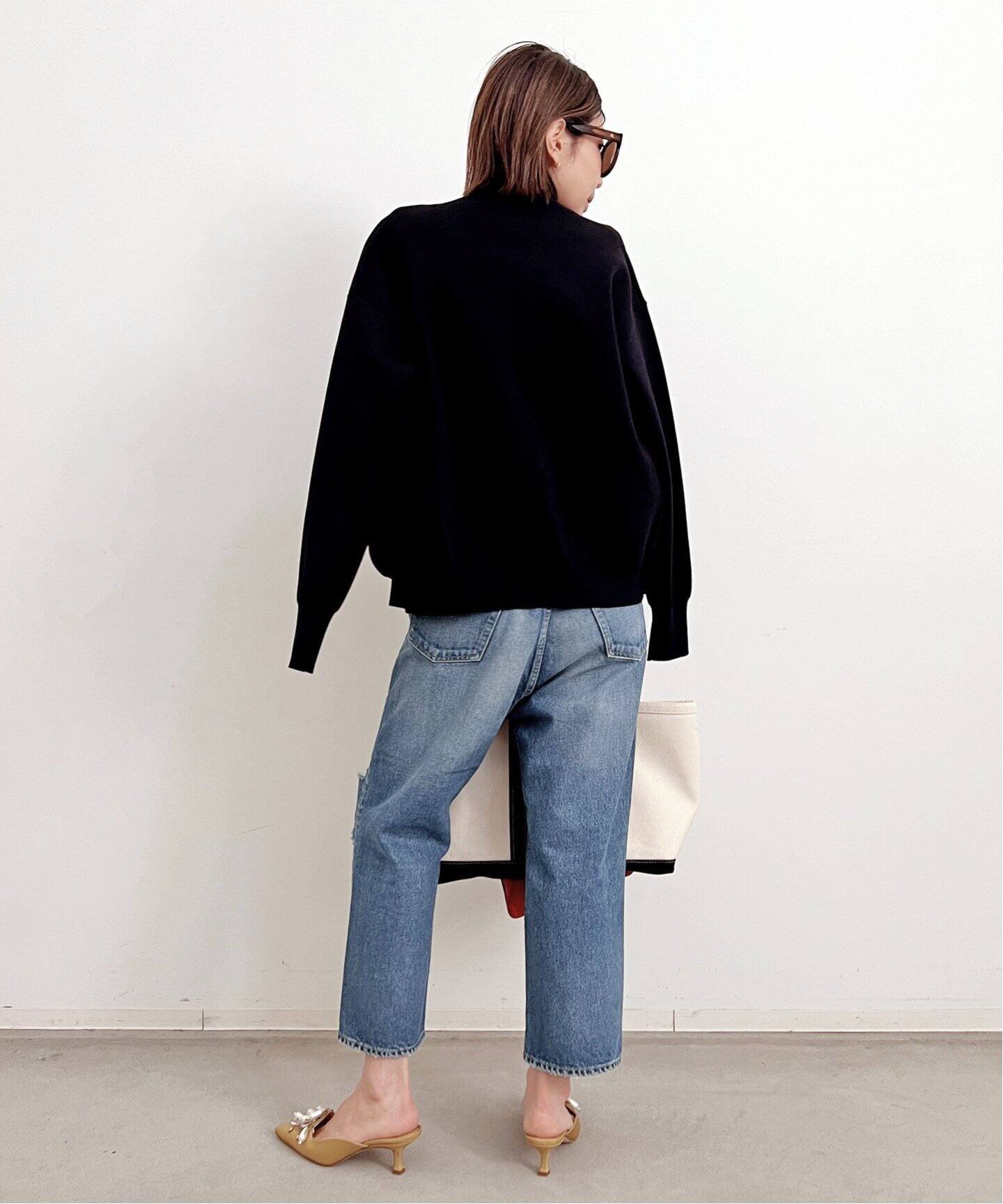 MADISON BLUE/マディソン ブルー】 CRASHED SAROUEL PT DENIM（デニム  