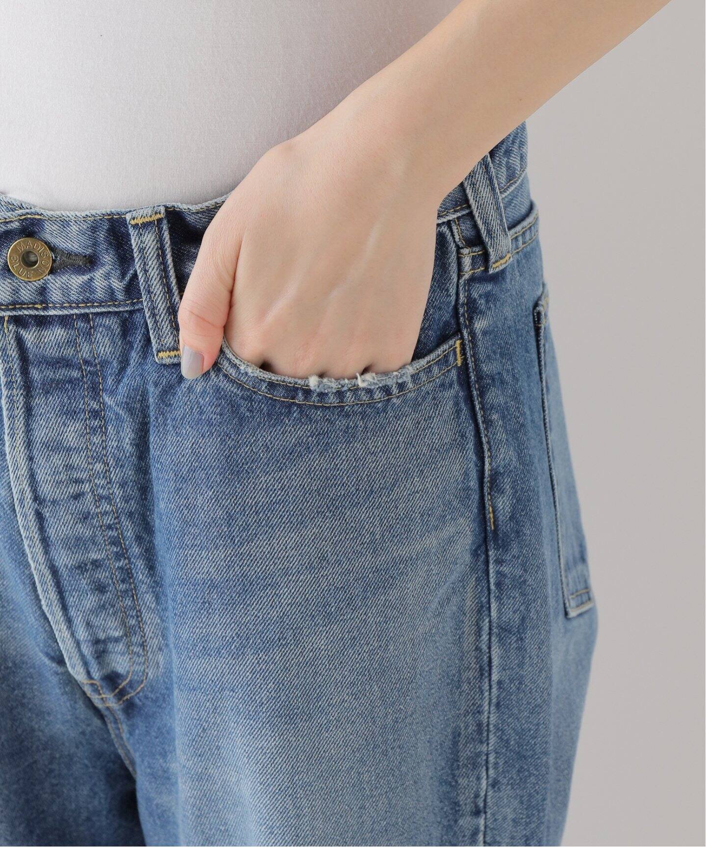 MADISON BLUE/マディソン ブルー】 CRASHED SAROUEL PT DENIM（デニム 