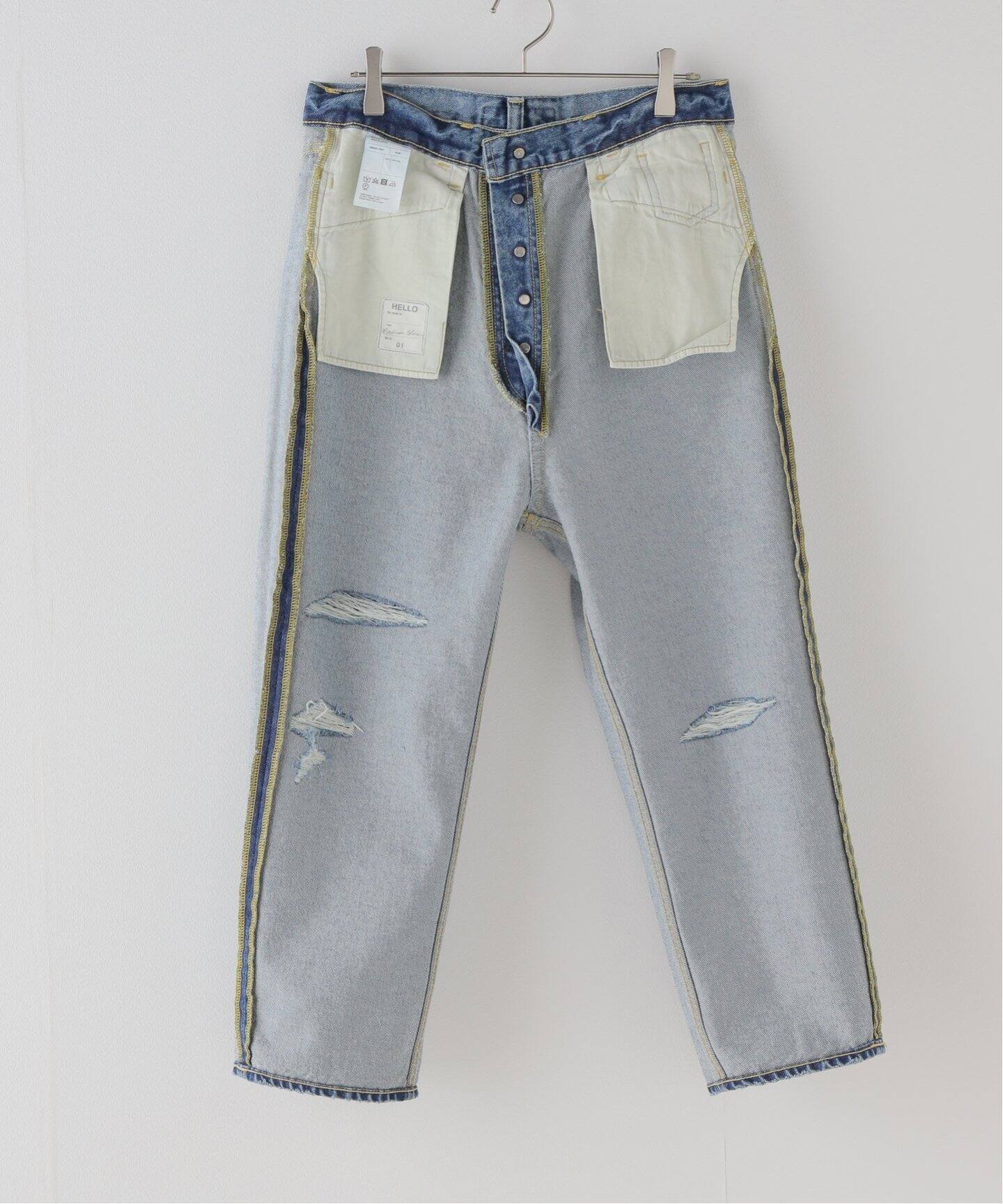 MADISON BLUE/マディソン ブルー】 CRASHED SAROUEL PT DENIM（デニム  