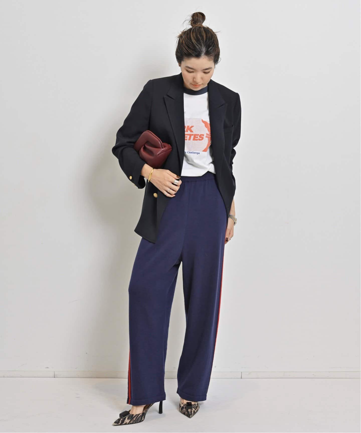 アパルトモン コルデラTAILORINGMASCULINEPANTSネイビー アパルトモン【コルデラ】 TAILORING MASCULINE PANTS - メルカリ