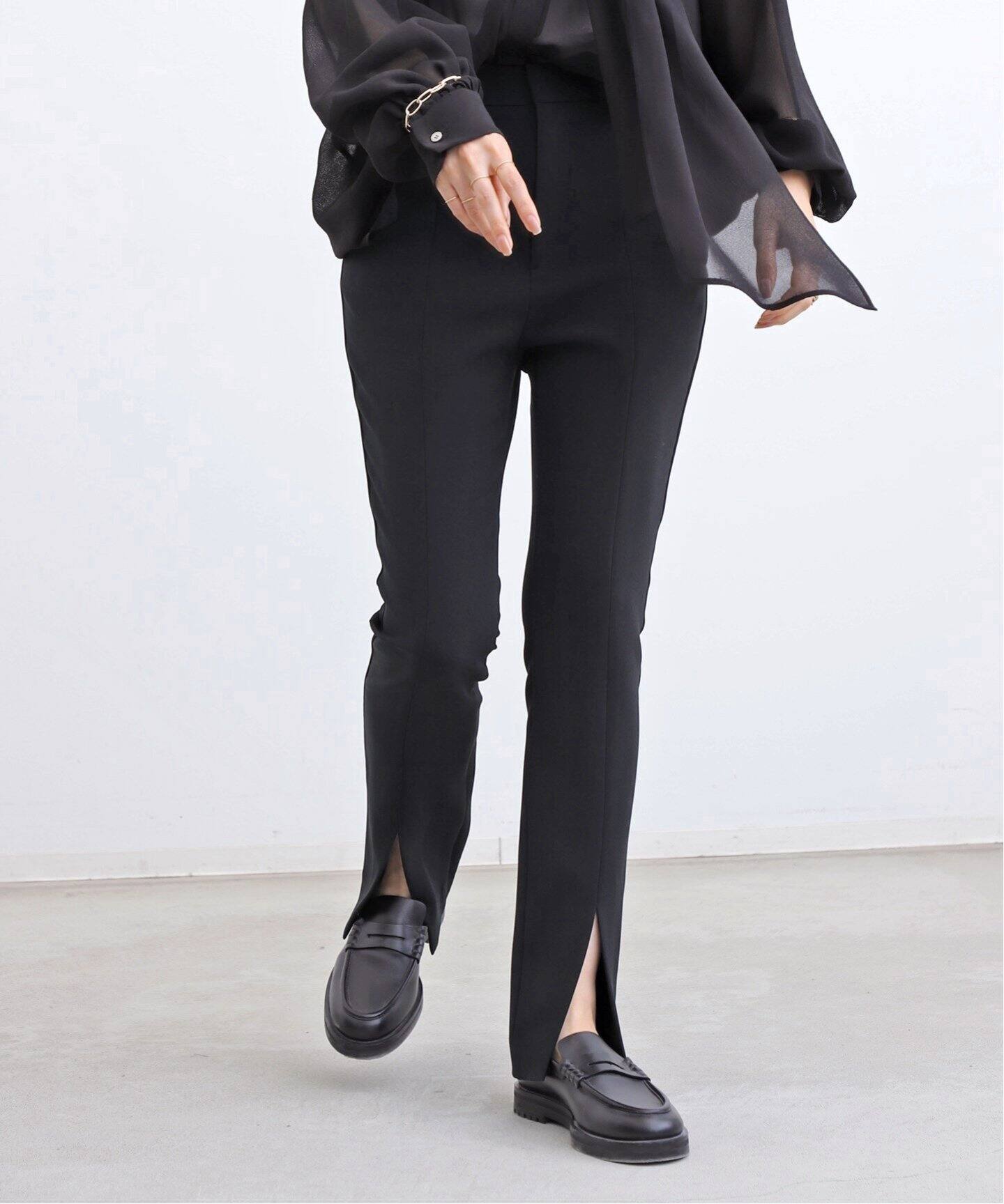 Col Pierrot/コルピエロ】 Strech Slit Pants（スラックス）｜L  