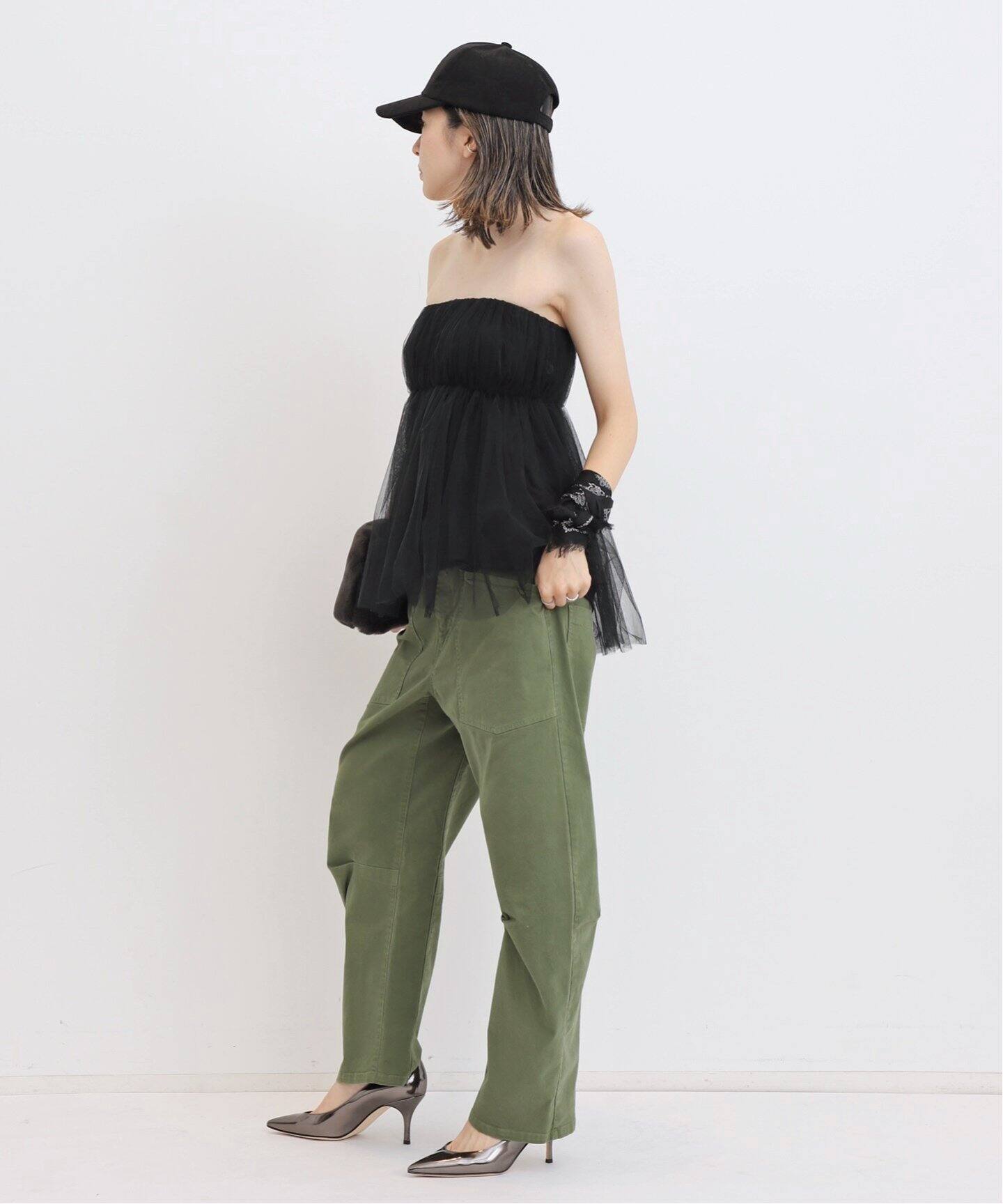 NILI LOTAN/ニリ ロタン】 SHORN PANT（その他パンツ）｜L
