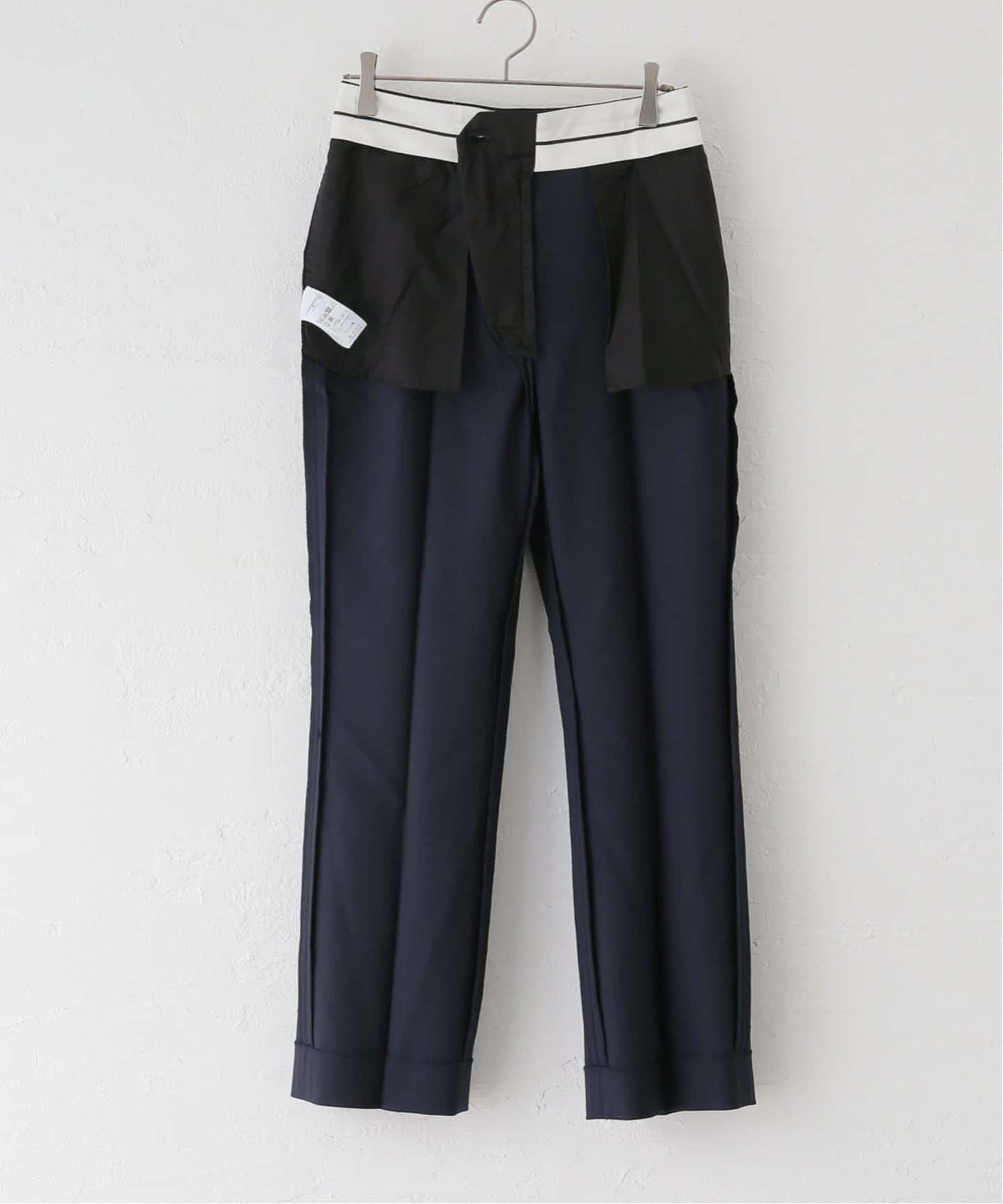 【関税込み】Maria McManus グレー リブ ボディスーツ MARIA MCMANUS/マリア マクマナス】 HIGH WAISTED CROP TROUSER