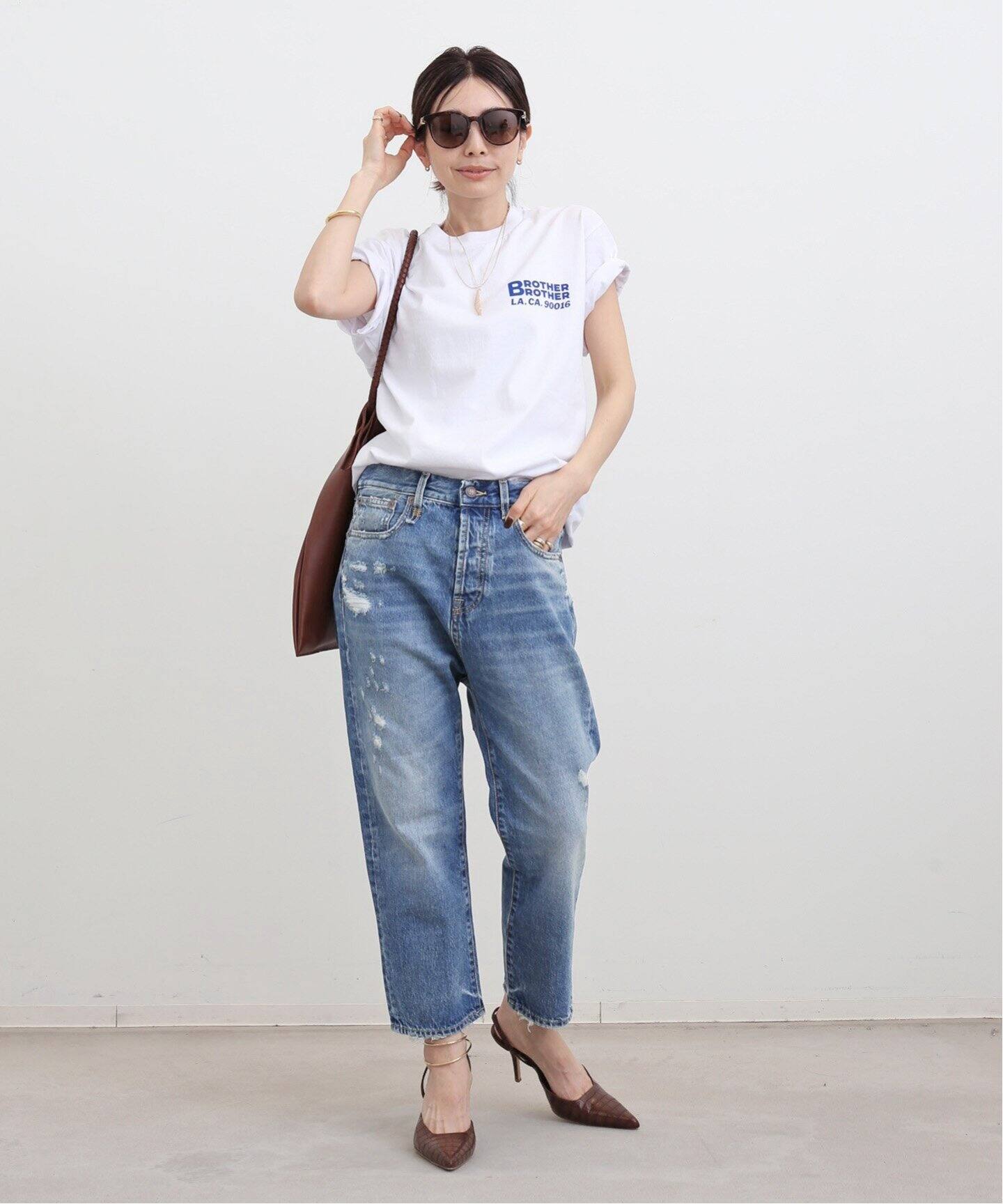 R13/アールサーティーン】 TAILORED DROP DENIM（デニムパンツ 