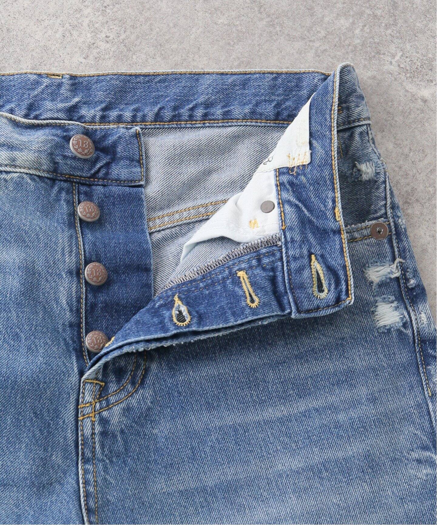 R13/アールサーティーン】 TAILORED DROP DENIM（デニムパンツ 