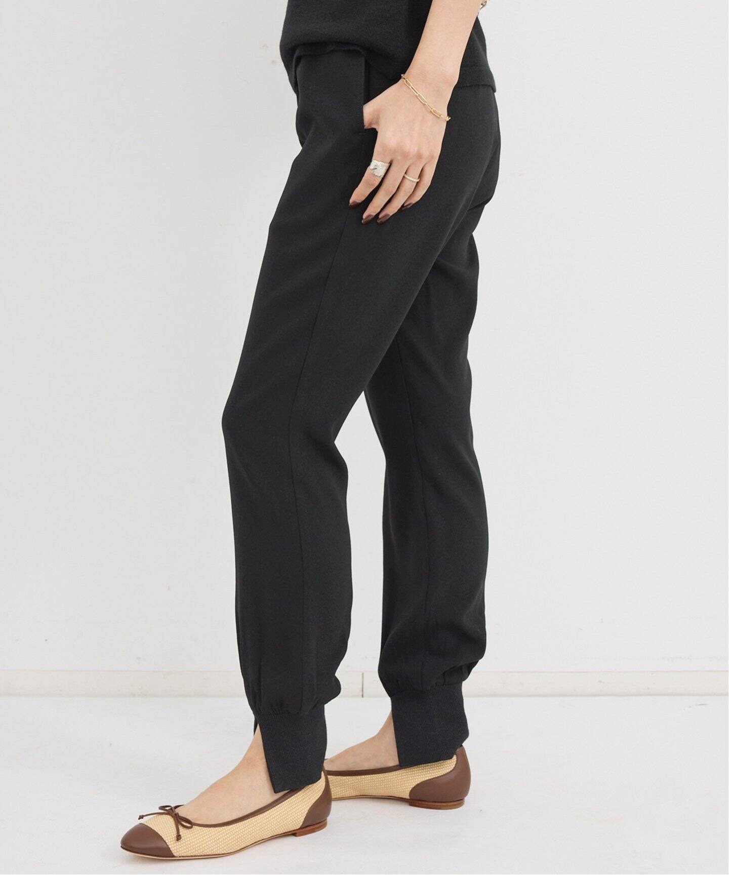 Col Pierrot リブパンツ 38 アパルトモン アパルトモン Col Pierrot  