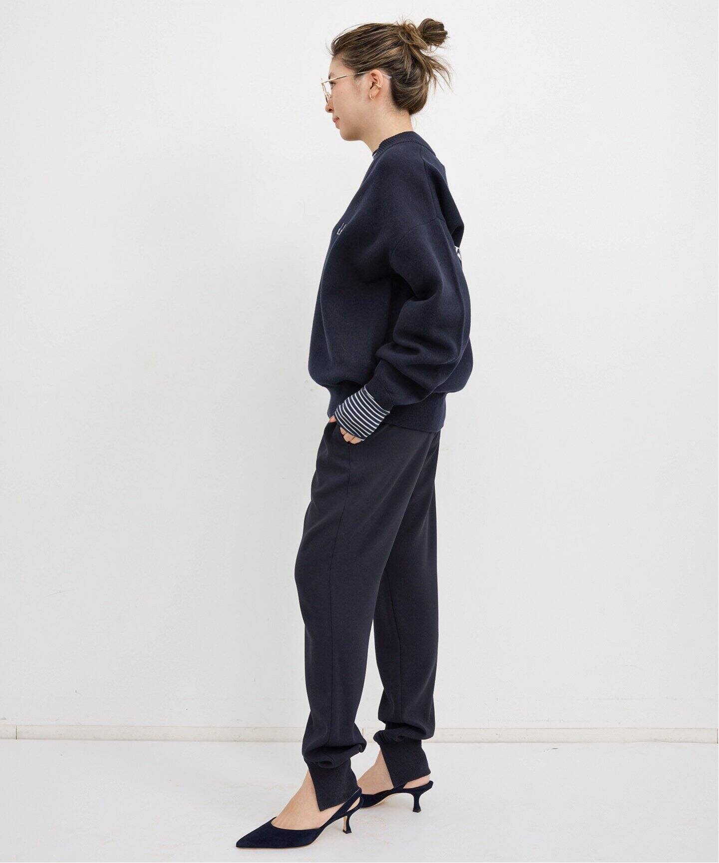 Col Pierrot/コル ピエロ】 Rib Pants（その他パンツ）｜L