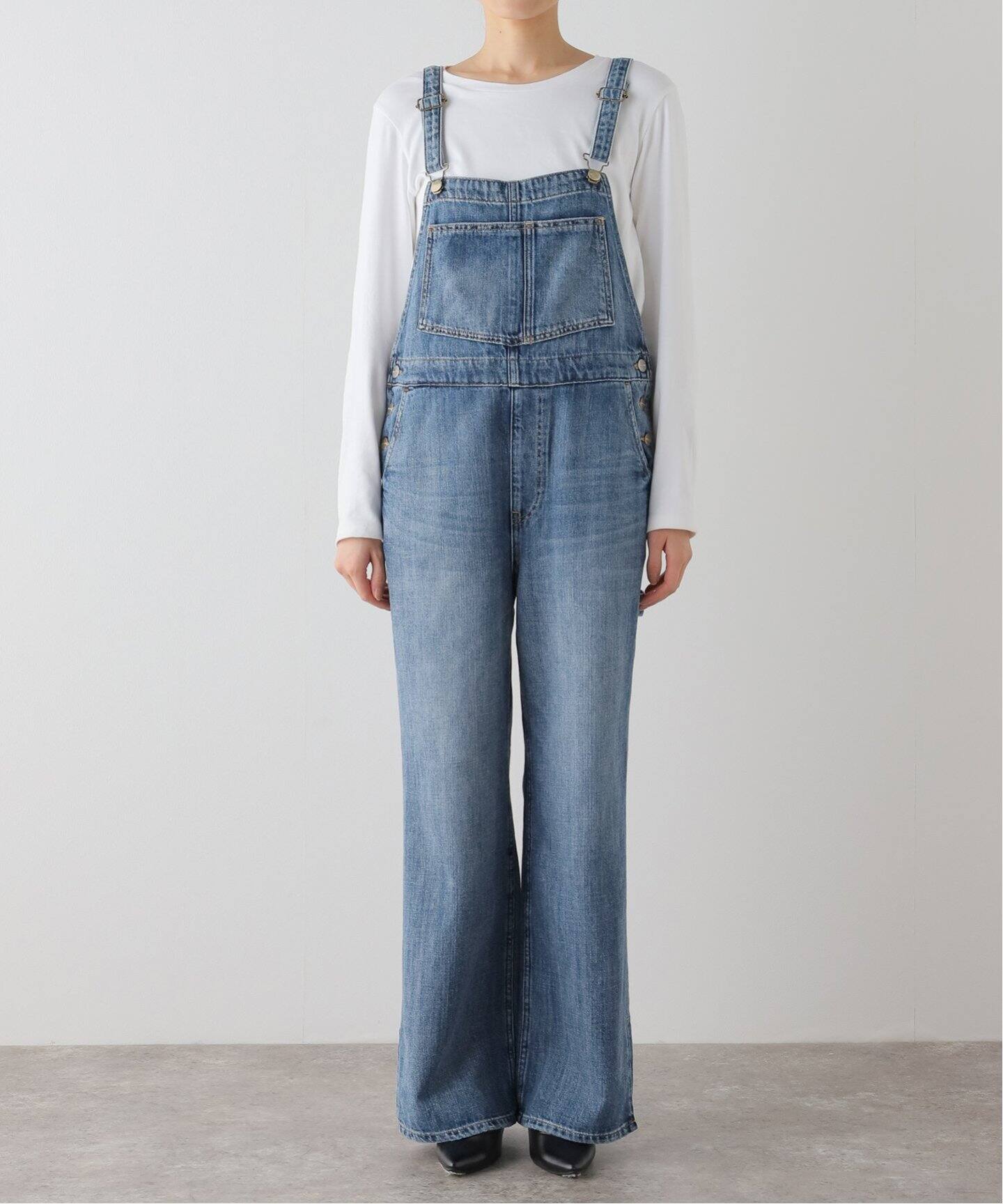 RED CARD/レッド カード】 デニムオーバーオール（サロペット  