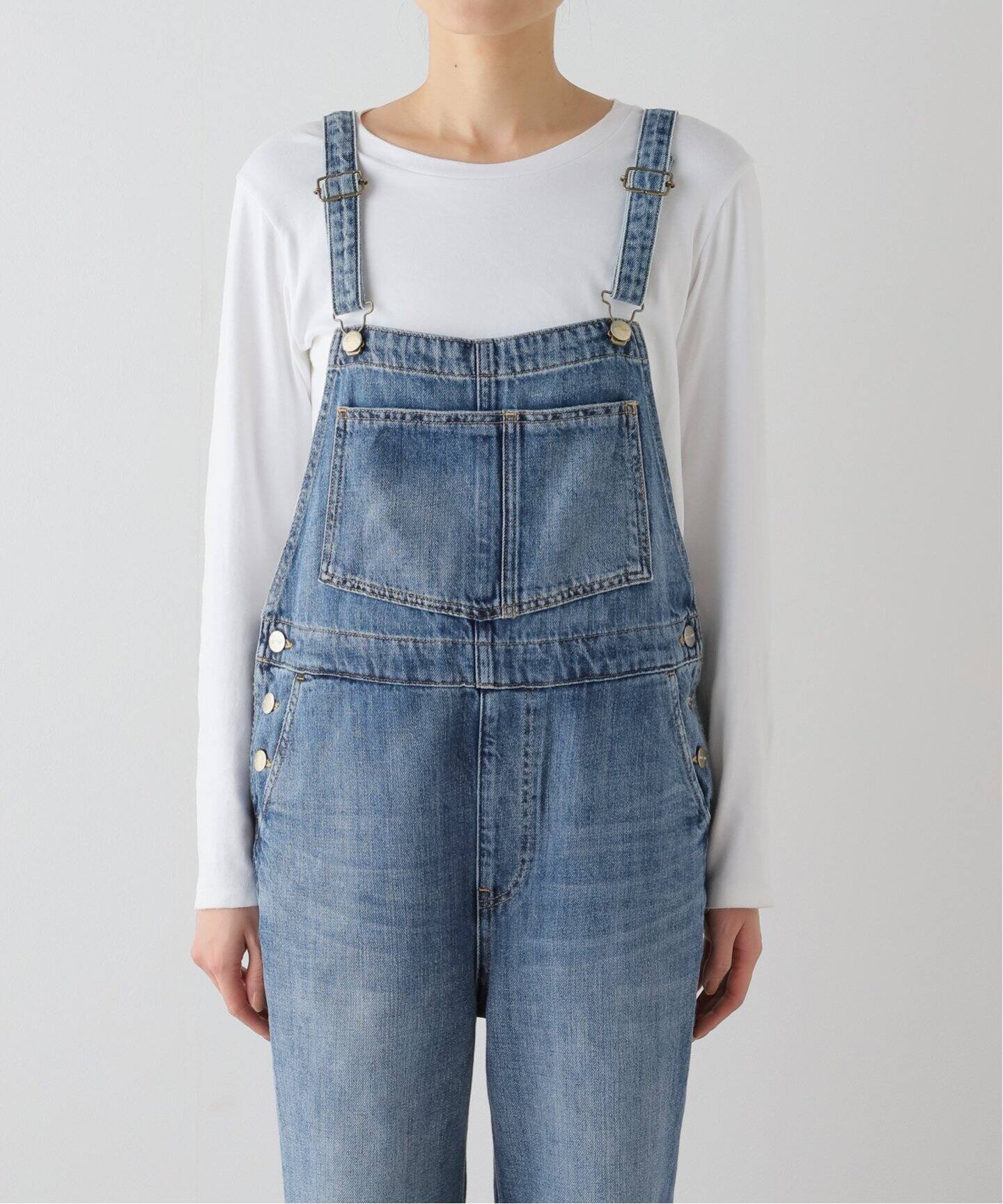 RED CARD/レッド カード】 デニムオーバーオール（サロペット  