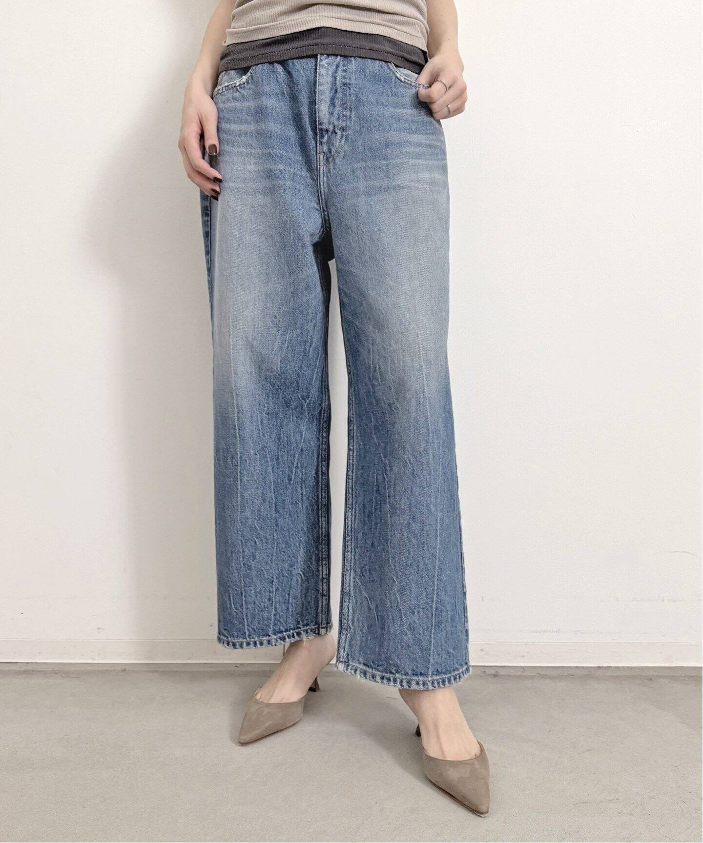 アパルトモン RED CARD DAKOTA CROPPED DENIM 26 