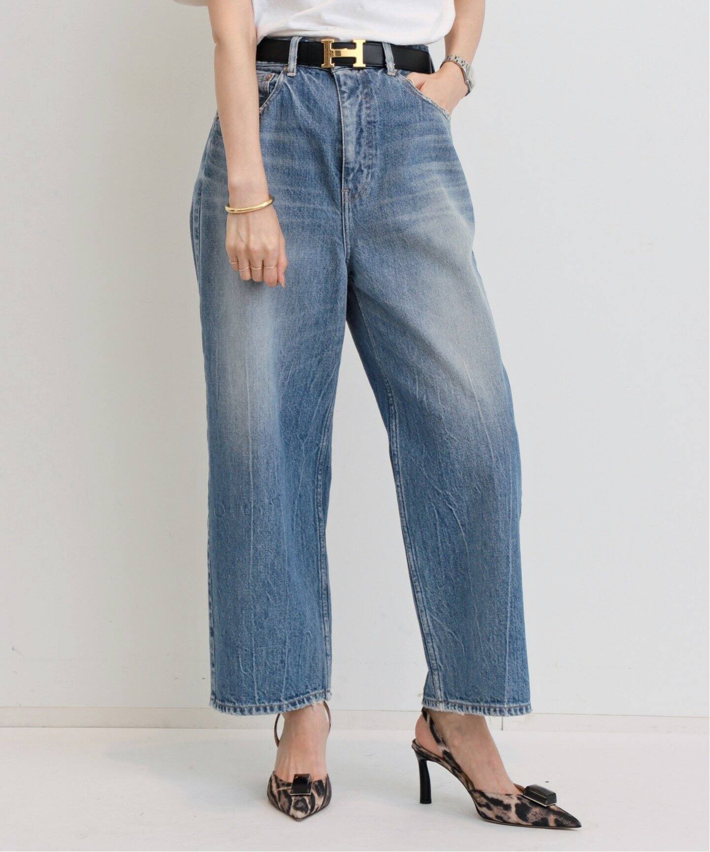 RED CARD/レッド カード】 DAKOTA CROPPED DENIM（デニムパンツ 