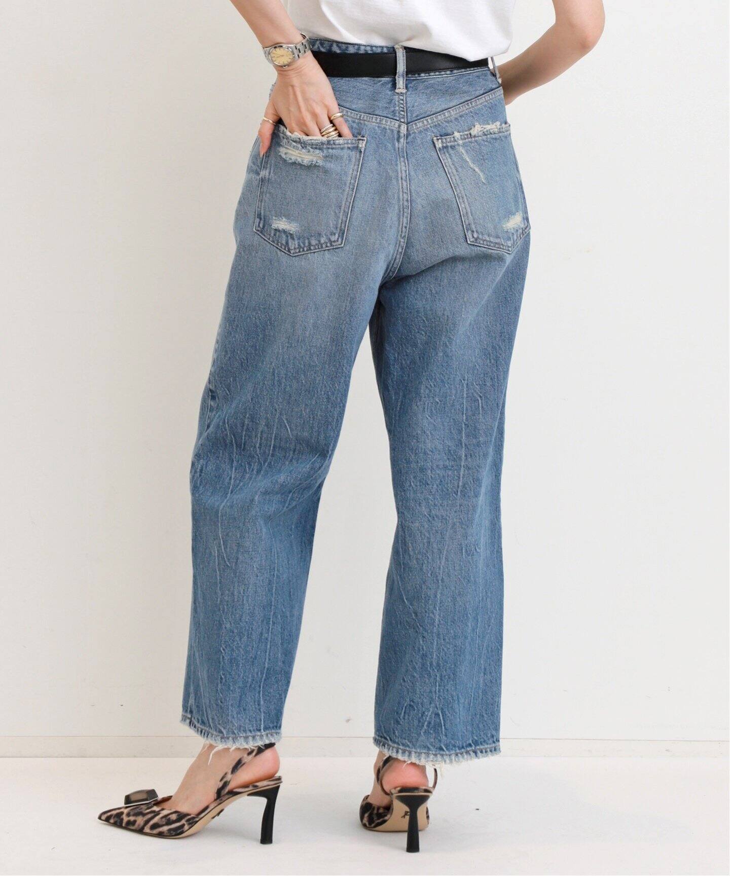RED CARD/レッド カード】 DAKOTA CROPPED DENIM（デニムパンツ  
