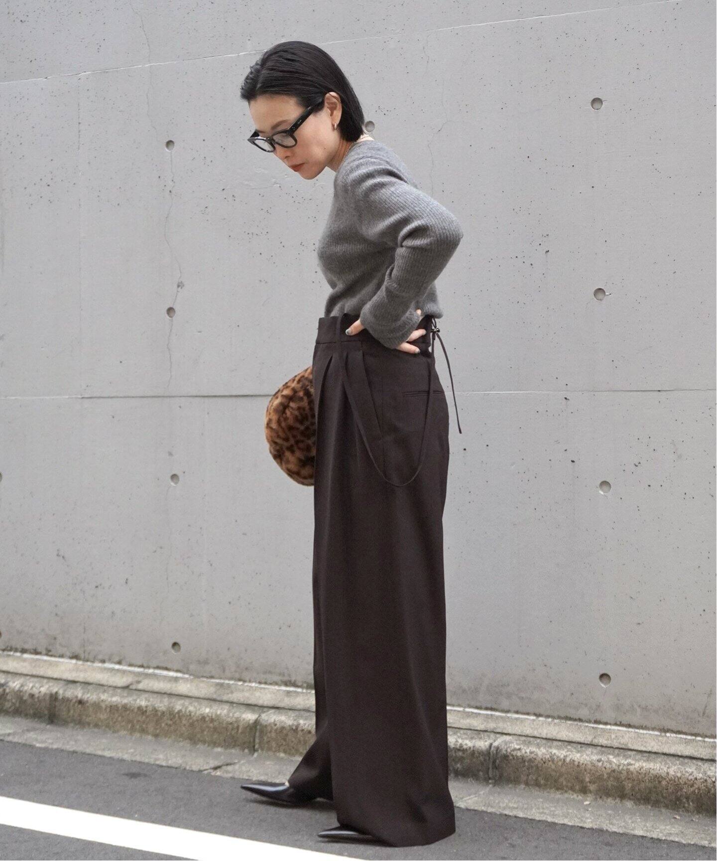 ツイルサスペンダーパンツ（スラックス）｜AP STUDIO（エーピー